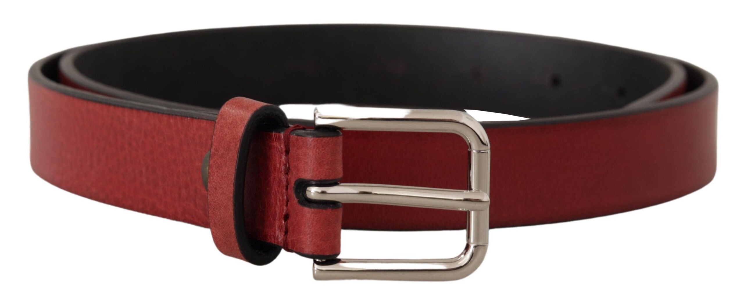 Dolce &amp; Gabbana Ceinture élégante en cuir italien marron