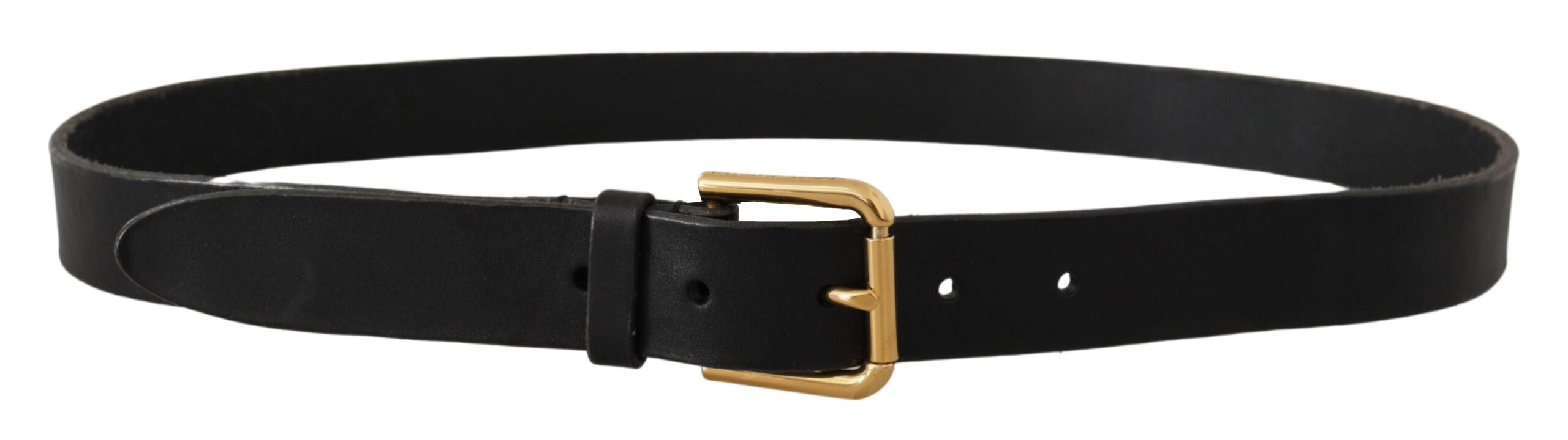 Dolce &amp; Gabbana Ceinture en cuir élégante avec boucle en métal