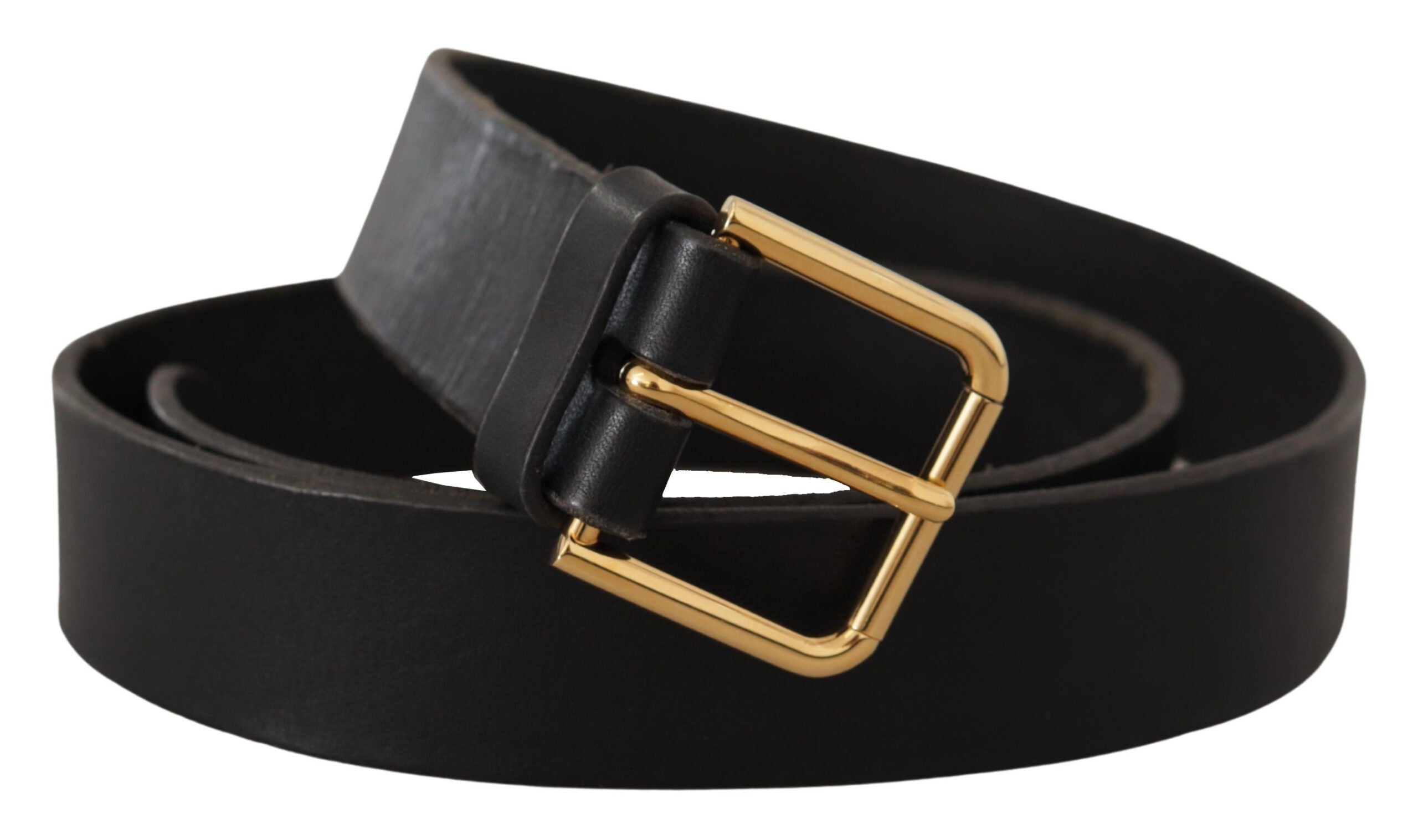 Dolce &amp; Gabbana Ceinture en cuir élégante avec boucle en métal