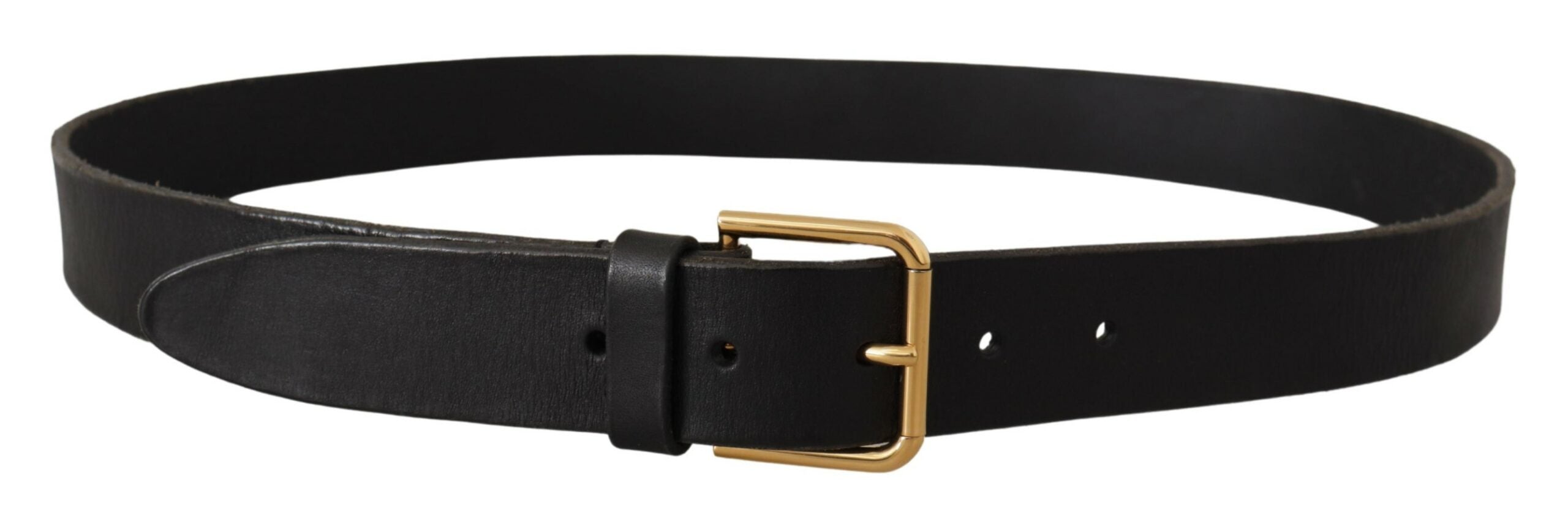 Dolce &amp; Gabbana Ceinture en cuir élégante avec boucle en métal