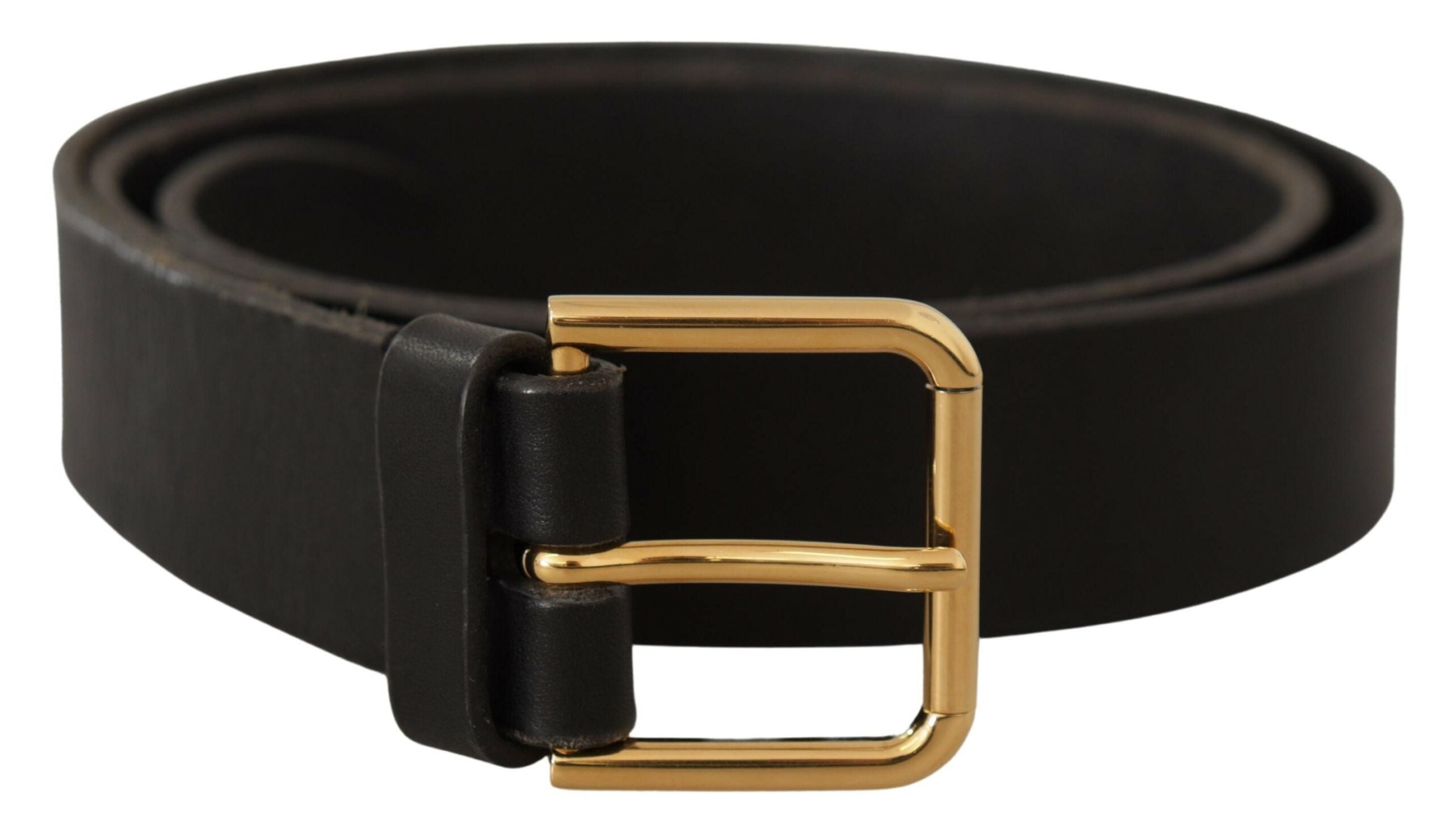 Dolce &amp; Gabbana Ceinture en cuir élégante avec boucle en métal