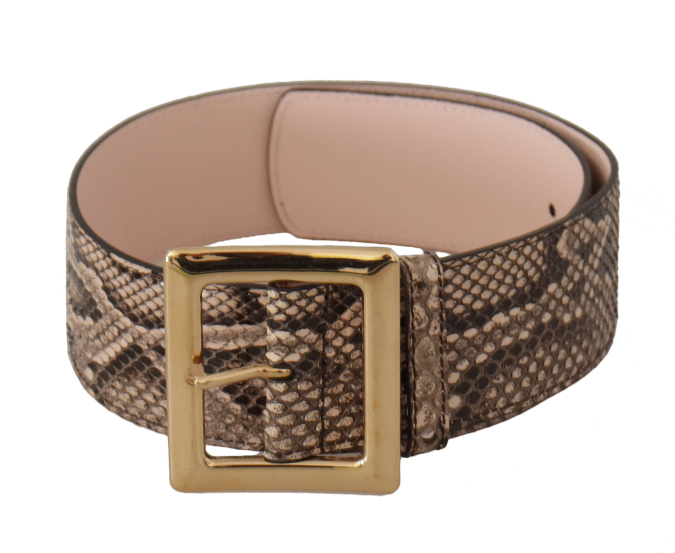 Dolce &amp; Gabbana Ceinture en cuir élégante avec boucle logo