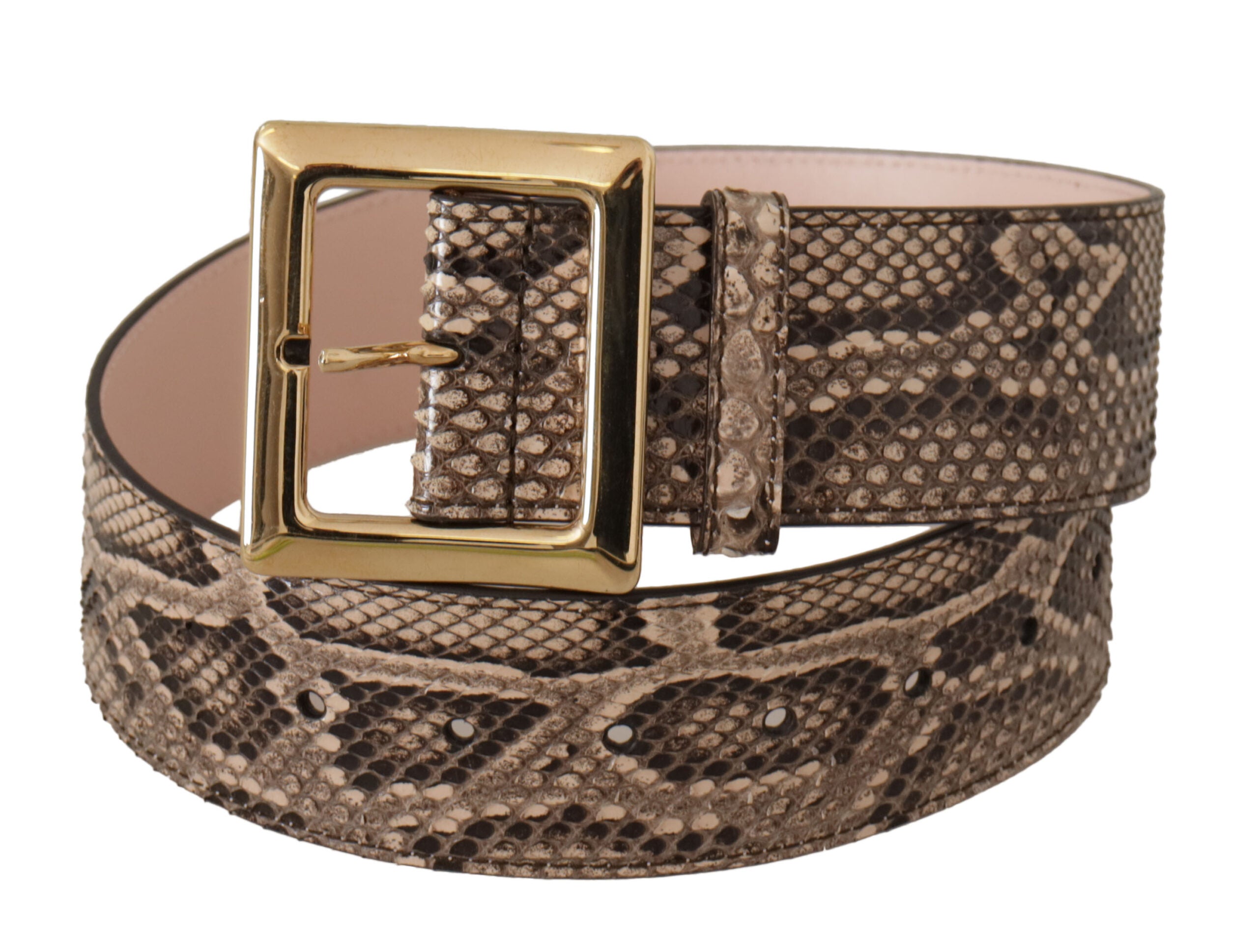 Dolce &amp; Gabbana Ceinture en cuir élégante avec boucle logo