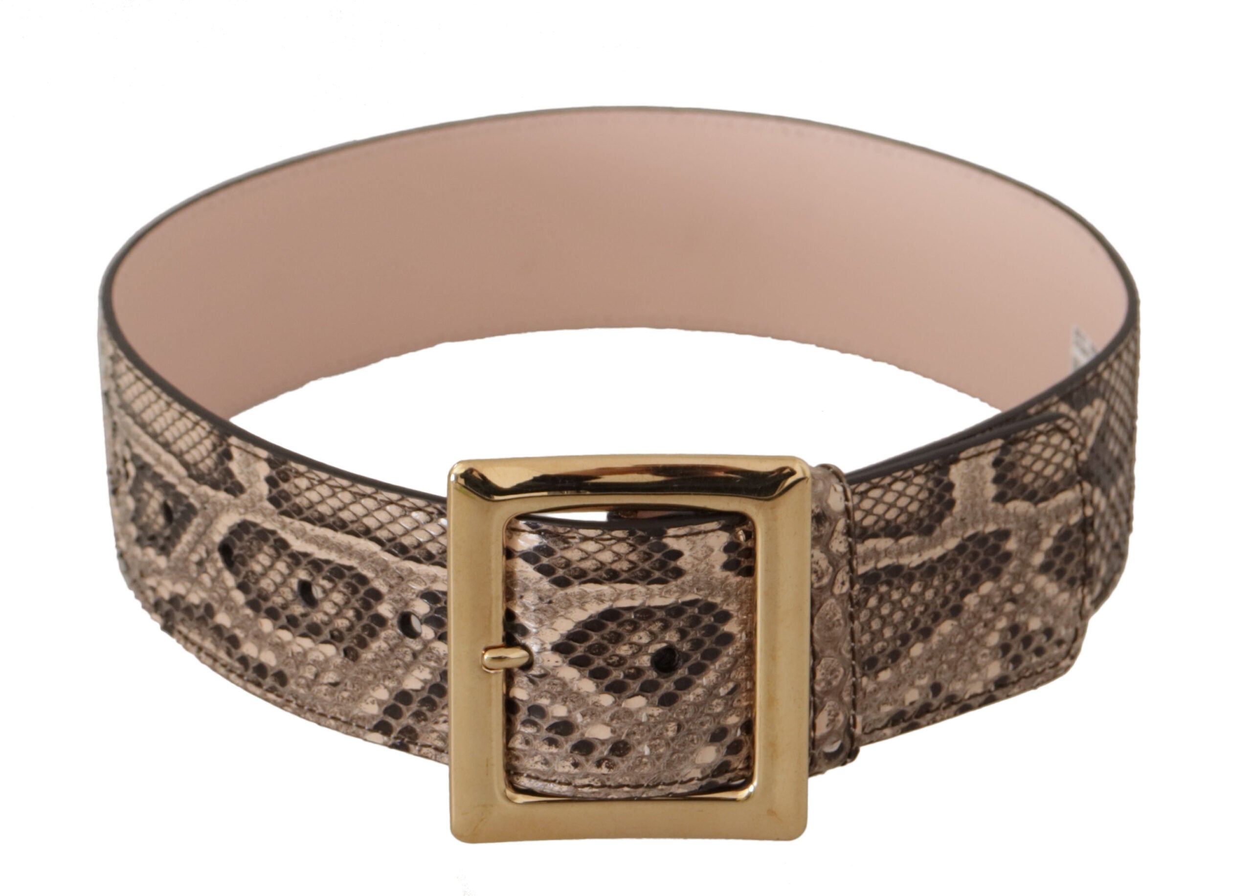 Dolce &amp; Gabbana Ceinture en cuir élégante avec boucle logo