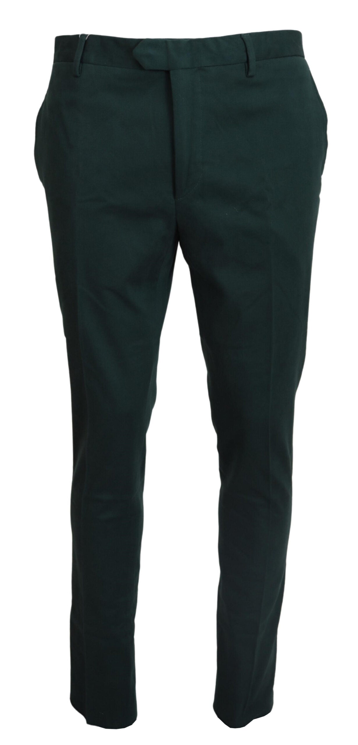 BENCIVENGA Pantalon chino élégant vert foncé