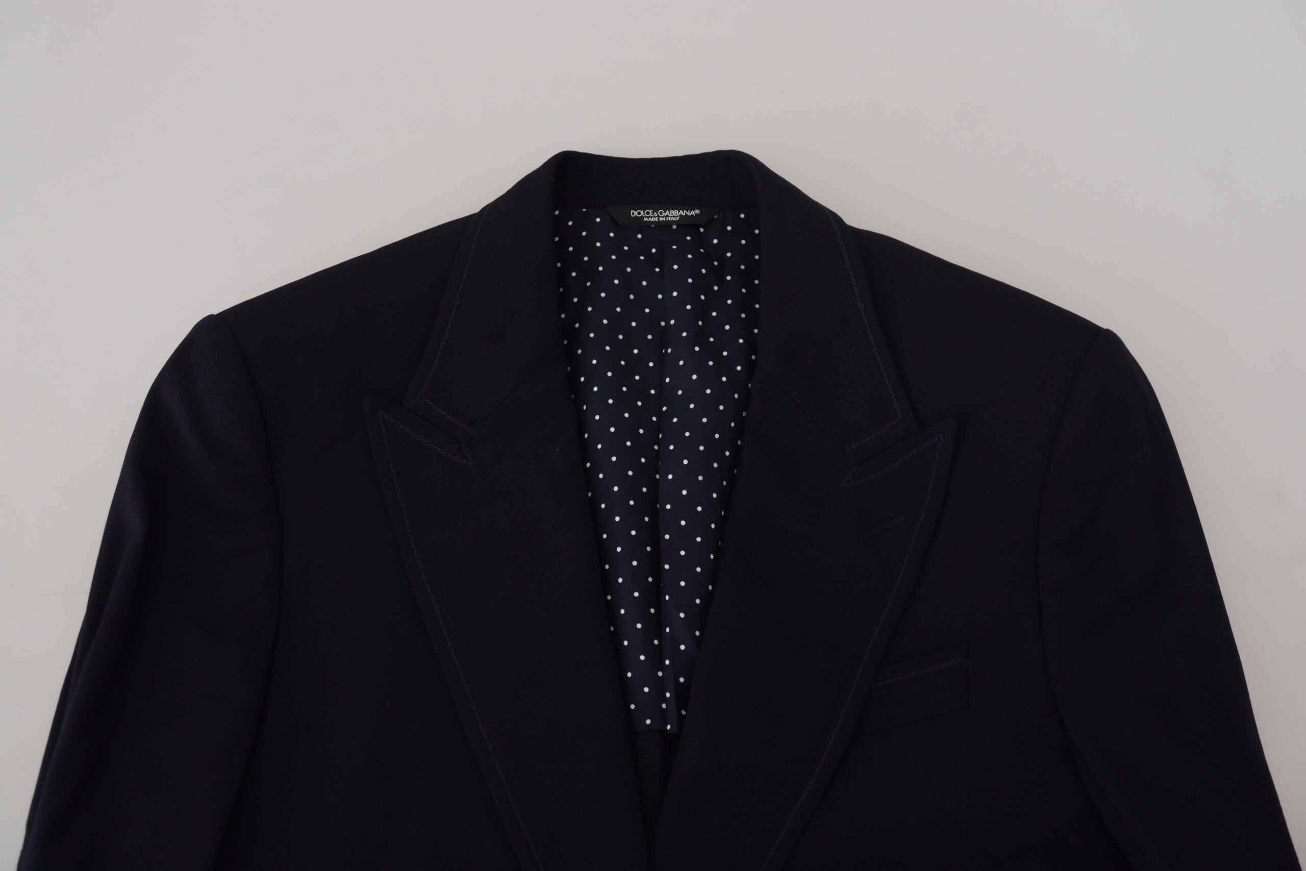 Dolce &amp; Gabbana Blazer noir élégant à simple boutonnage