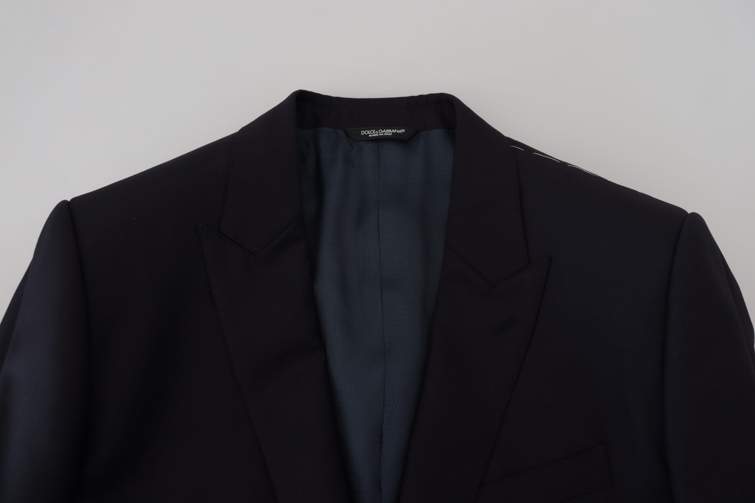 Dolce &amp; Gabbana Élégant Blazer Martini Bleu Foncé