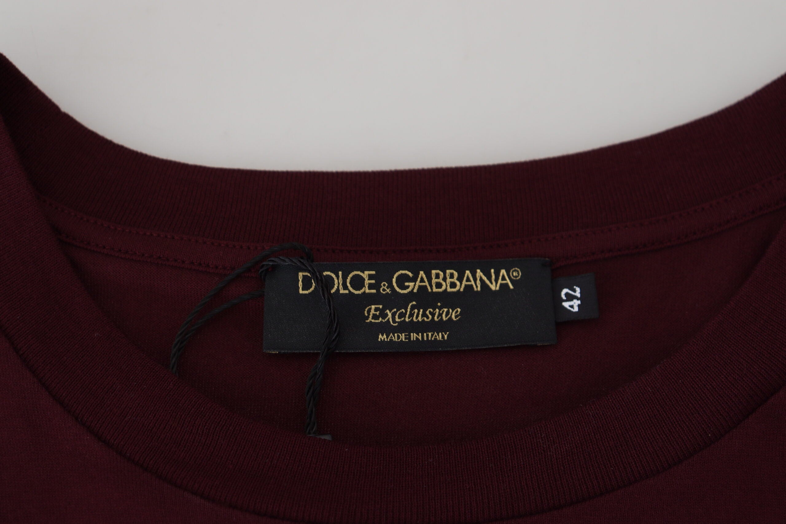 Dolce &amp; Gabbana T-shirt décontracté élégant à col rond marron