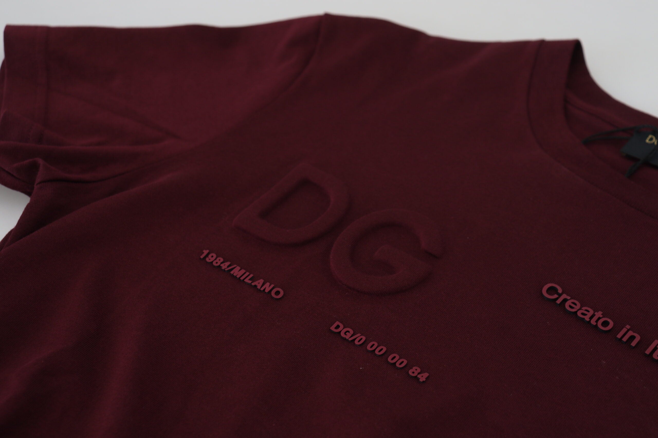 Dolce &amp; Gabbana T-shirt décontracté élégant à col rond marron