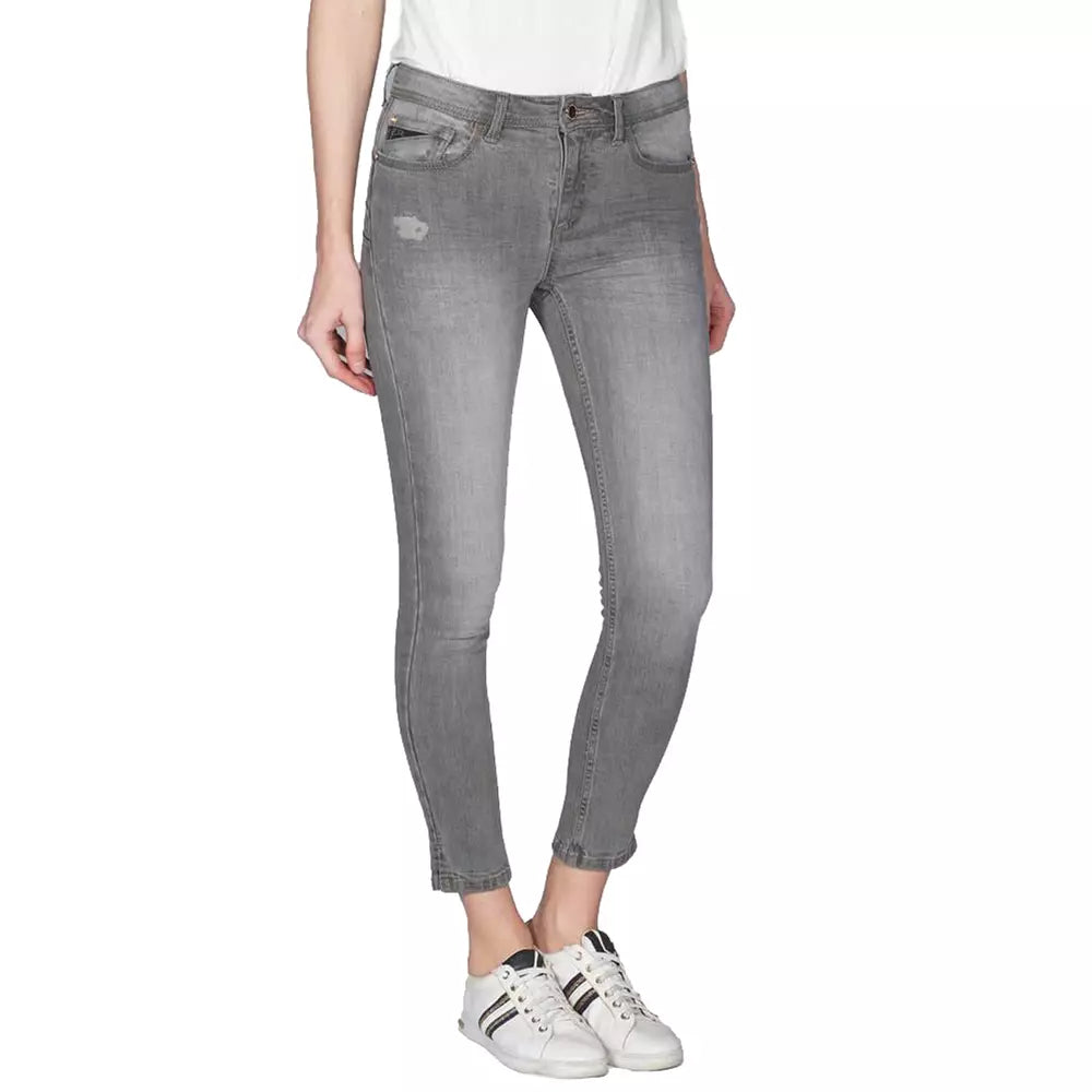 Jegging push-up gris Yes Zee Chic pour un style sans effort