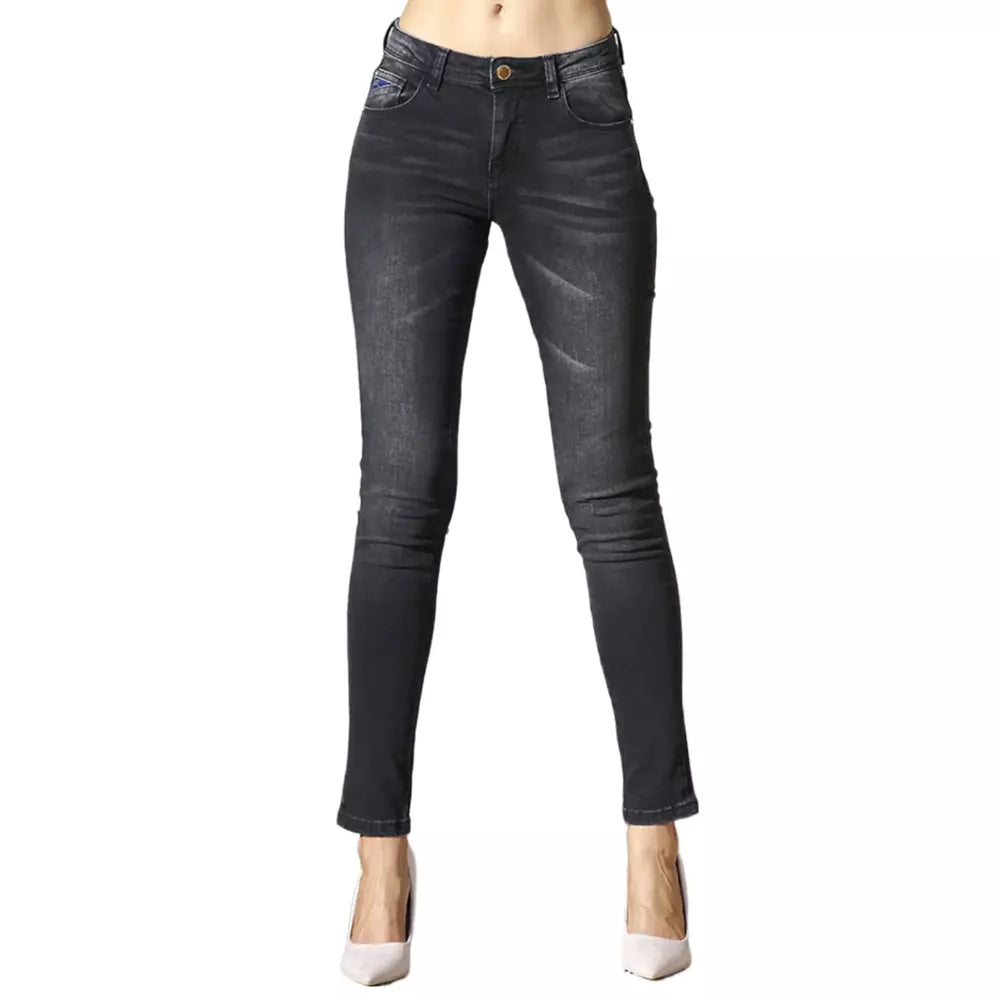 Yes Zee Chic - Jean skinny noir taille moyenne