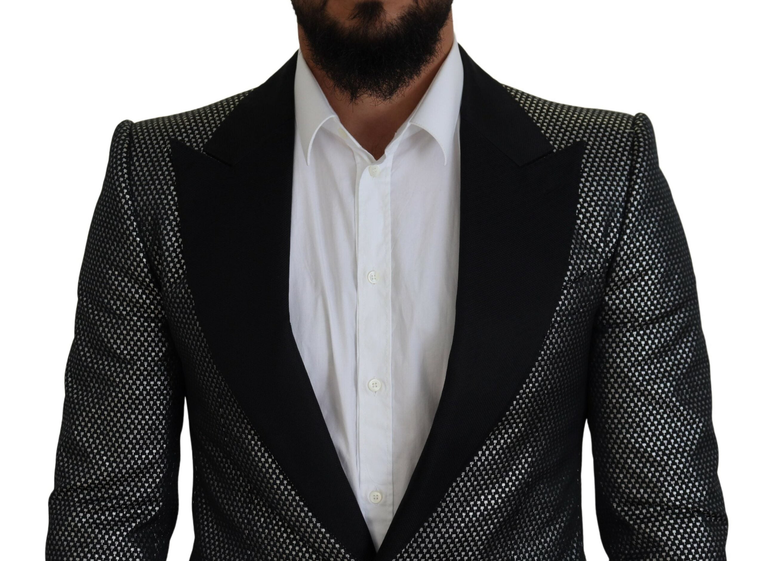 Dolce &amp; Gabbana Blazer élégant à simple boutonnage en jacquard