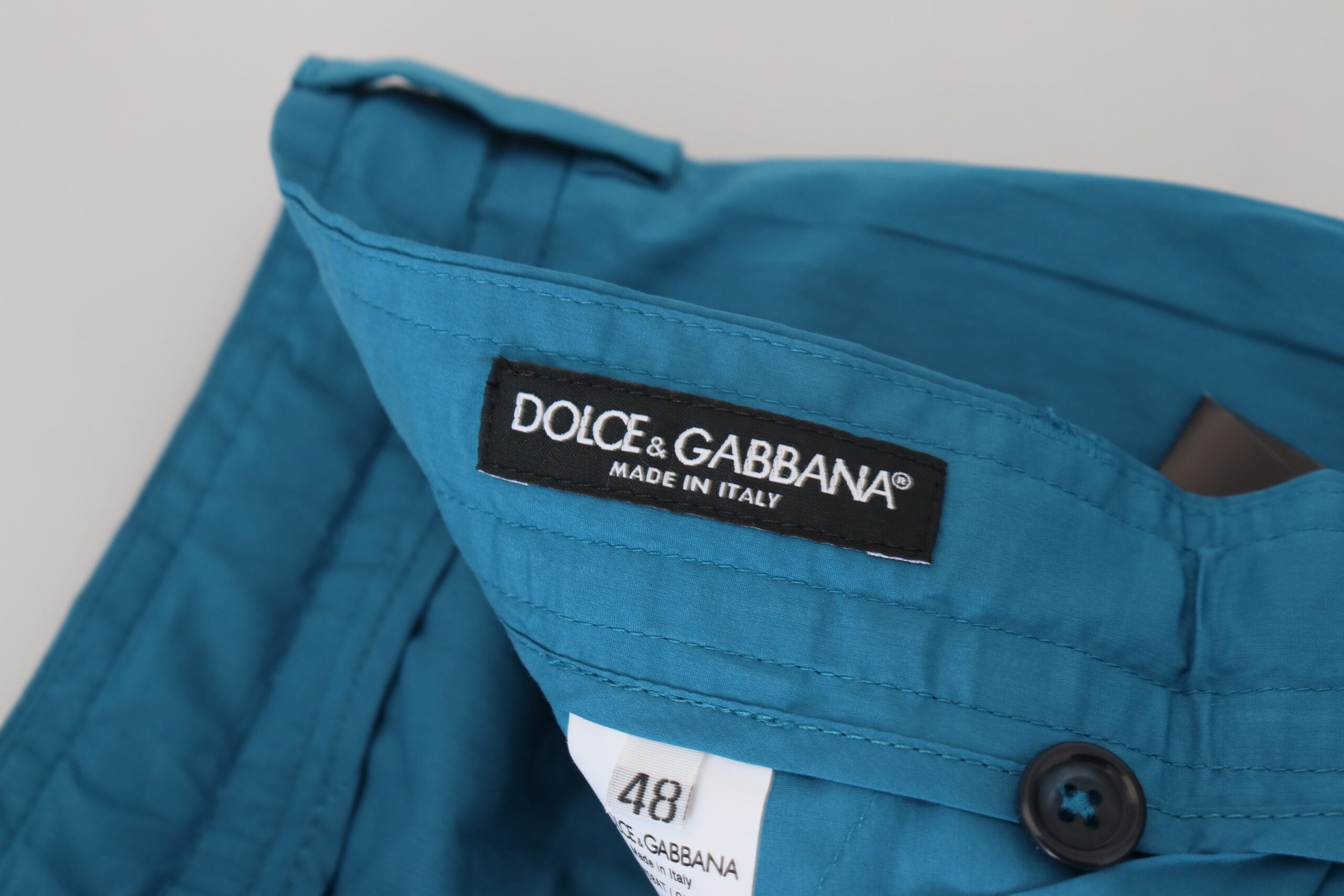 Dolce &amp; Gabbana Pantalon chino bleu décontracté