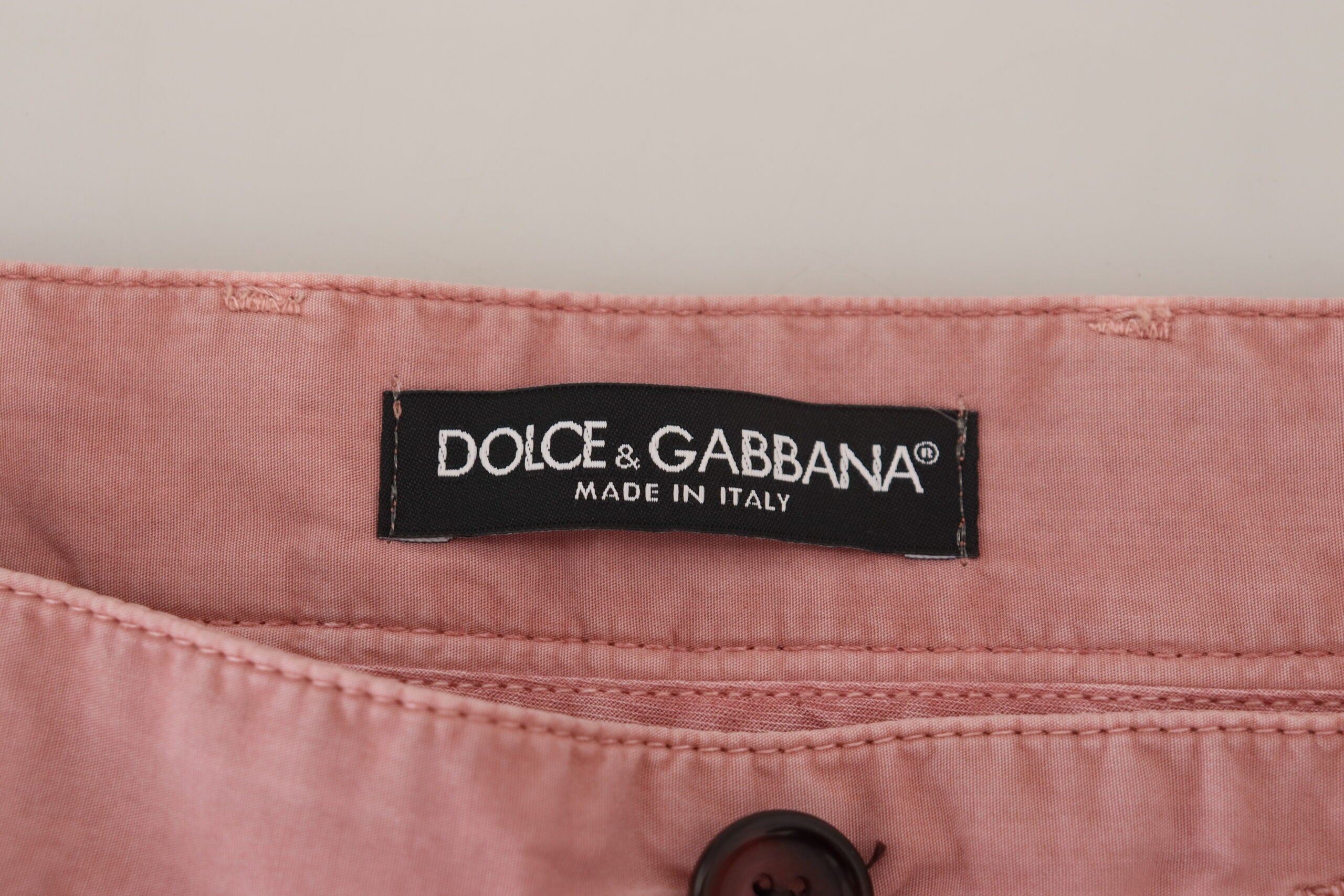 Dolce &amp; Gabbana Short chino rose exquis pour homme