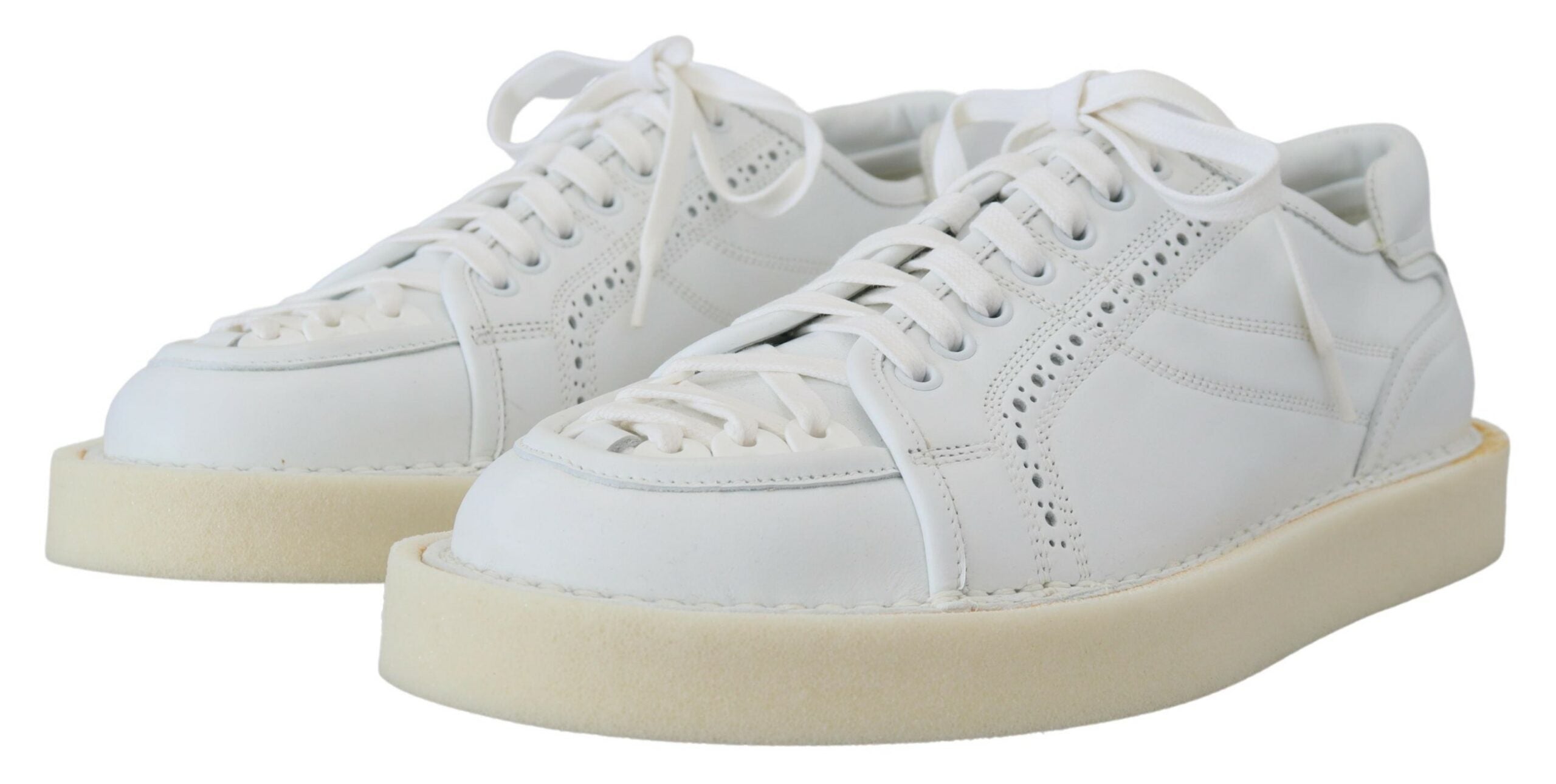 Dolce &amp; Gabbana élégantes baskets Oxford basses blanches