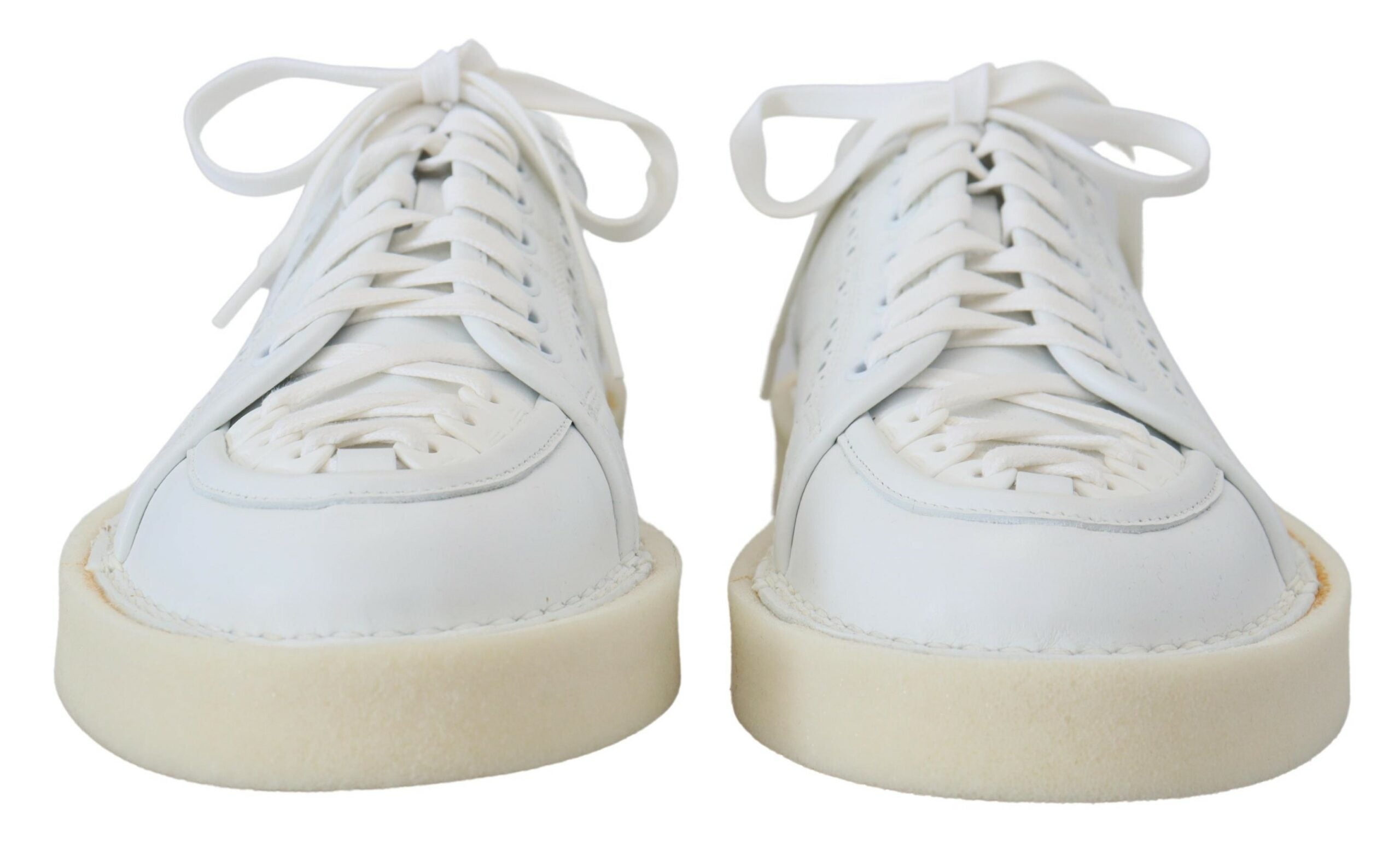 Dolce &amp; Gabbana élégantes baskets Oxford basses blanches