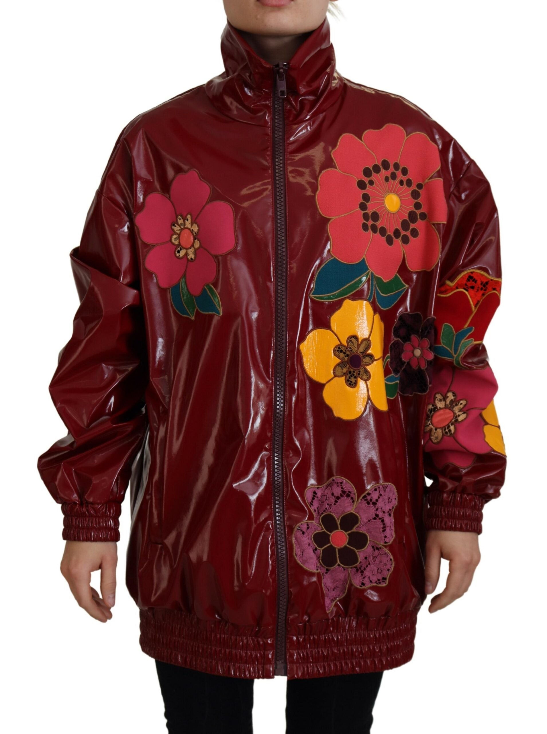 Dolce &amp; Gabbana Veste de luxe à fleurs marron