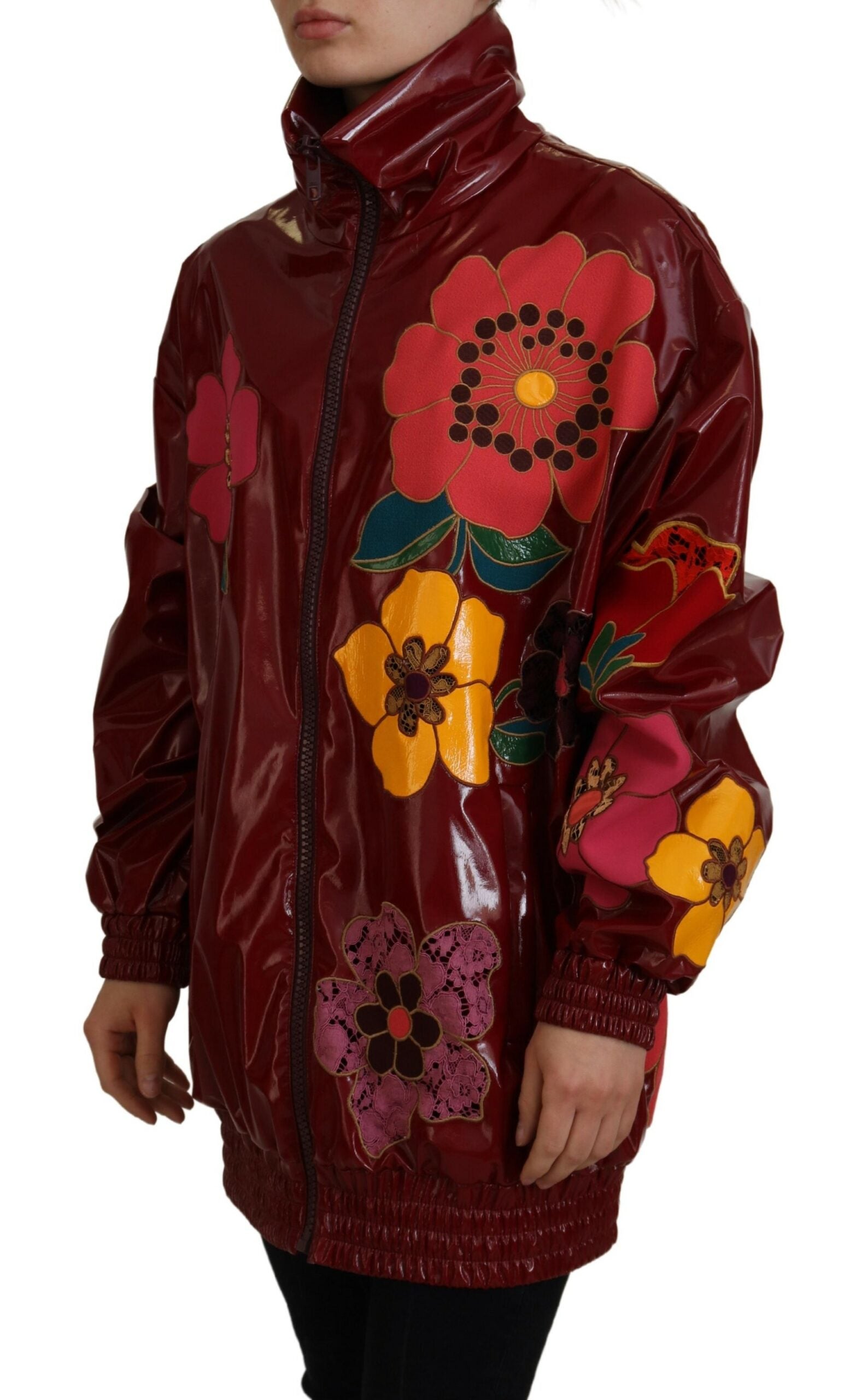 Dolce &amp; Gabbana Veste de luxe à fleurs marron