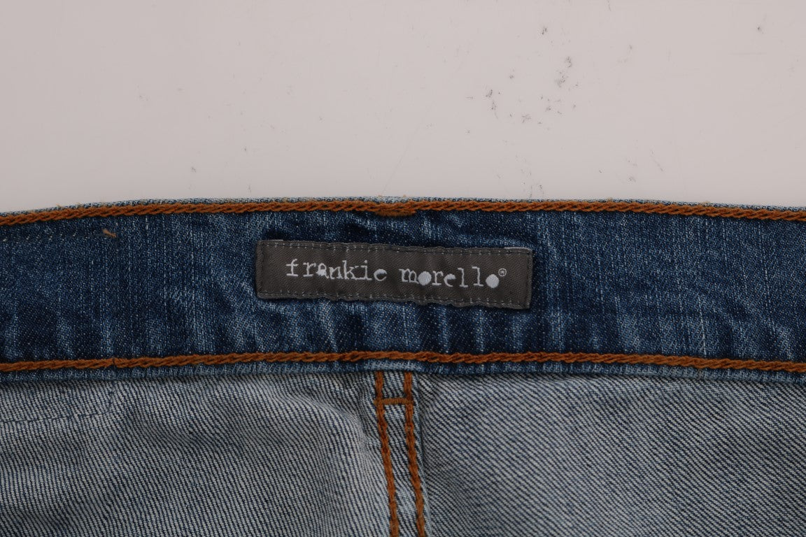 Frankie Morello Svelte Italian Denim - Jean bleu coupe slim