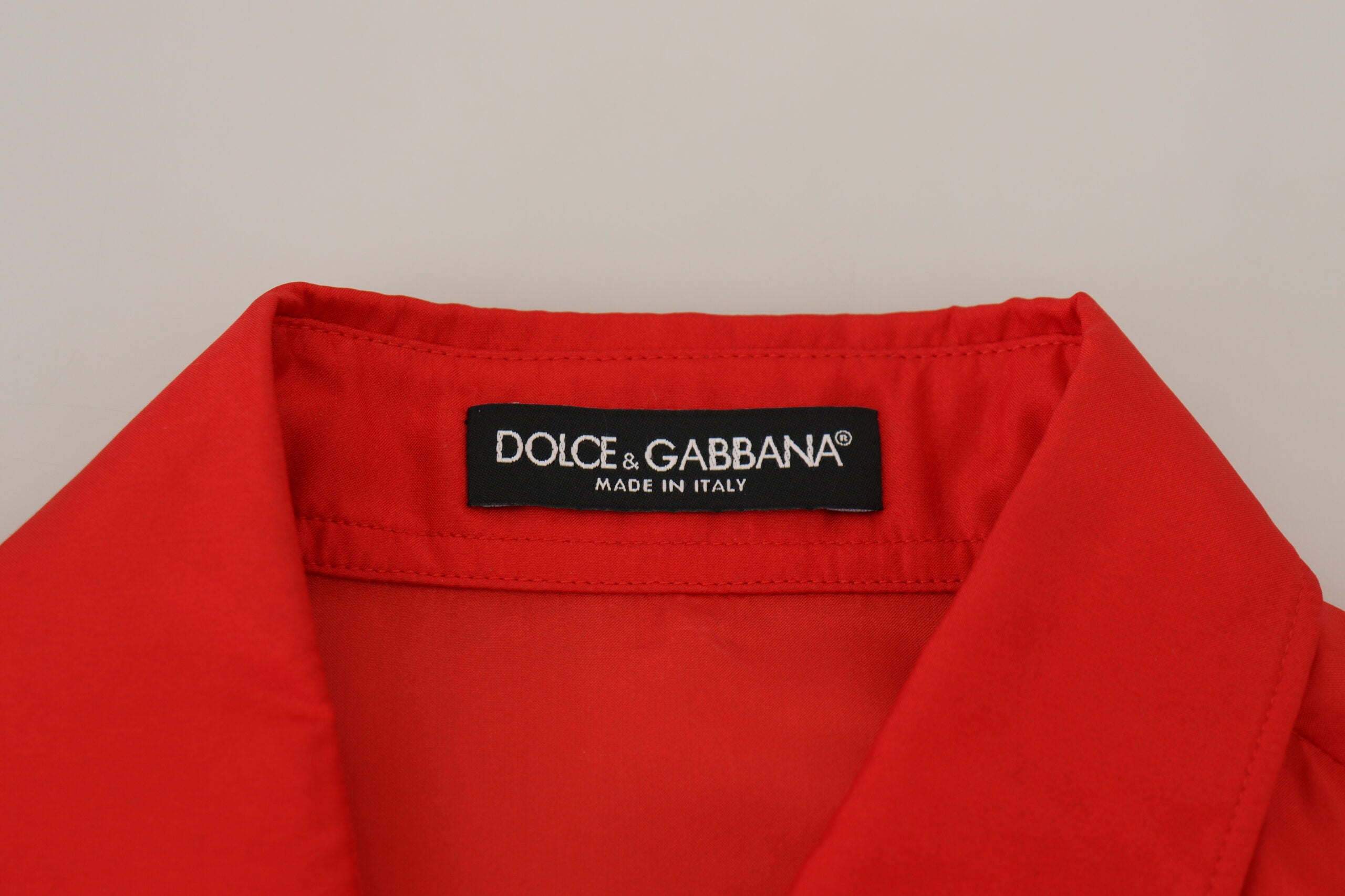 Dolce &amp; Gabbana Haut polo élégant à manches longues et col en soie