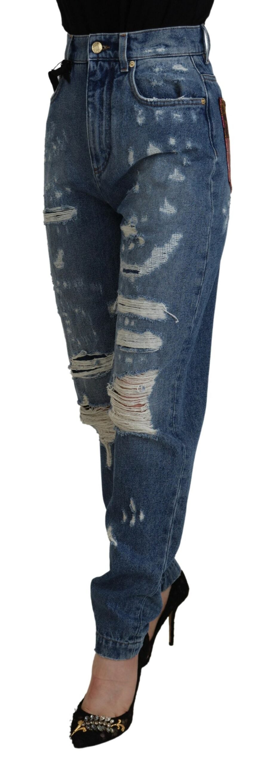 Dolce &amp; Gabbana Jean skinny taille haute élégant