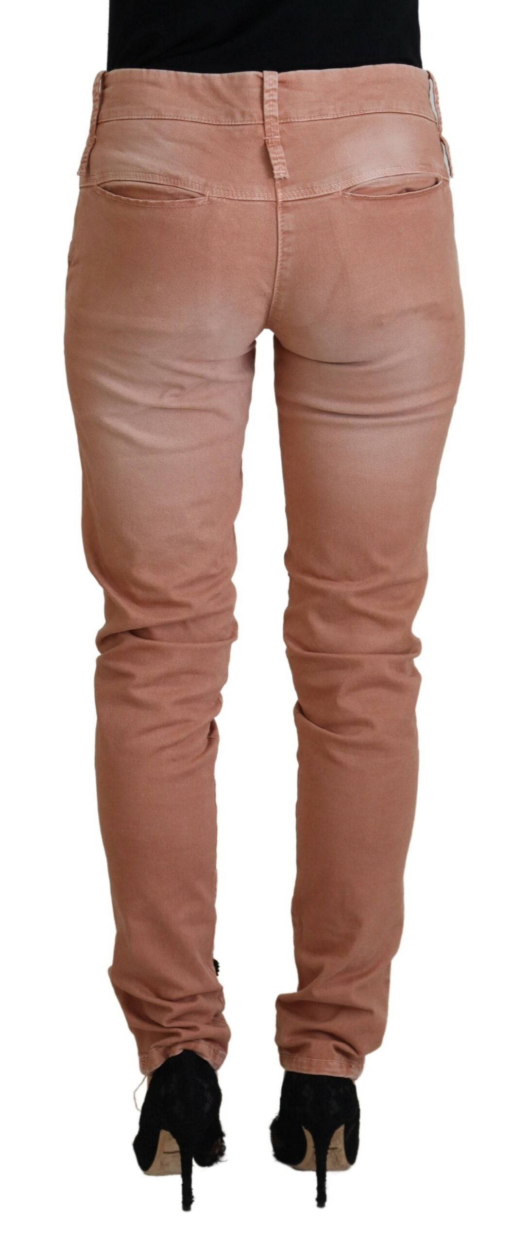 Pantalon stretch en coton coupe slim Acht Chic