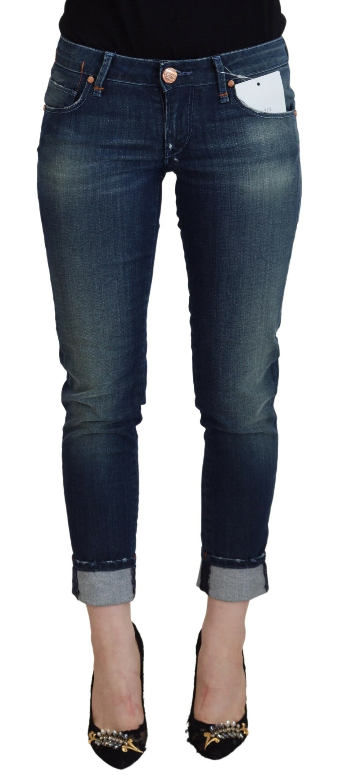 Jean slim taille basse Acht Chic