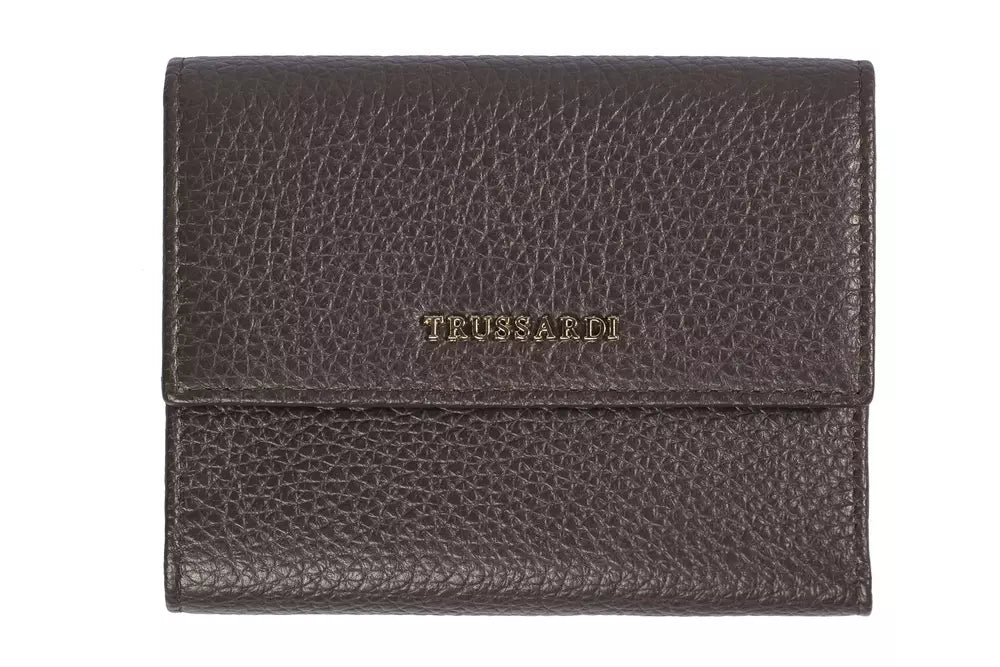 Trussardi Elegant Embossed Leather Ladies' Wallet