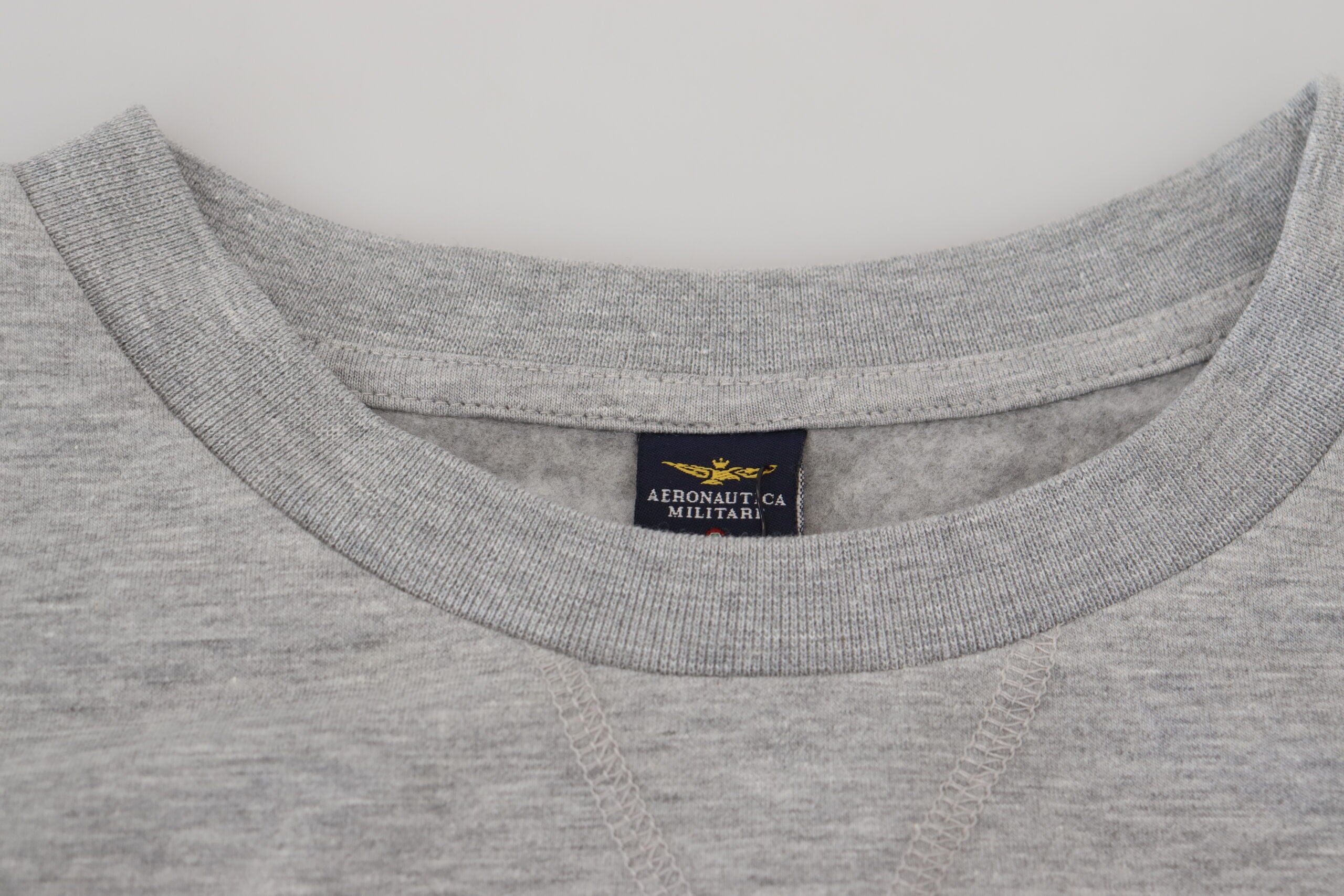 Aeronautica Militare Pull gris élégant