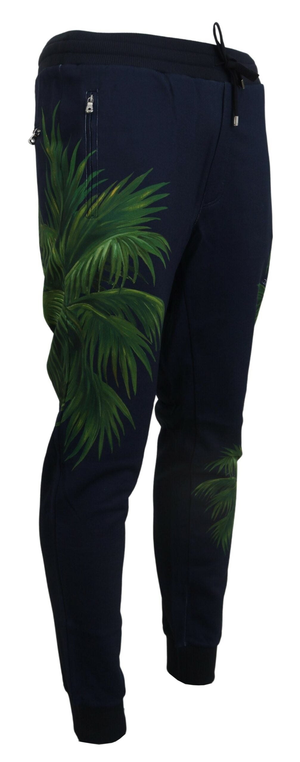 Dolce &amp; Gabbana Pantalon de jogging élégant en coton avec motif imprimé