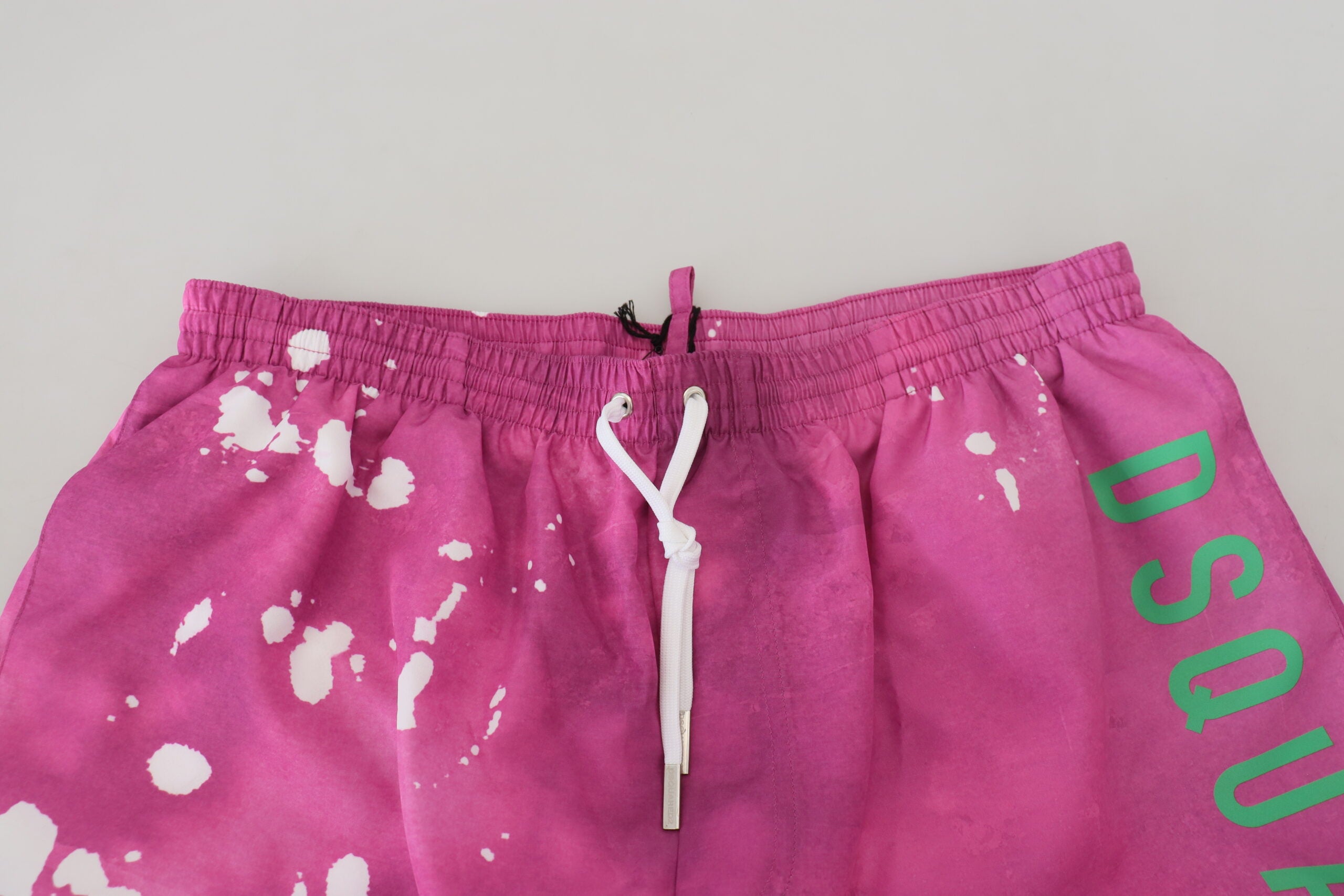 Dsquared² Boxer short de bain rose tie-dye