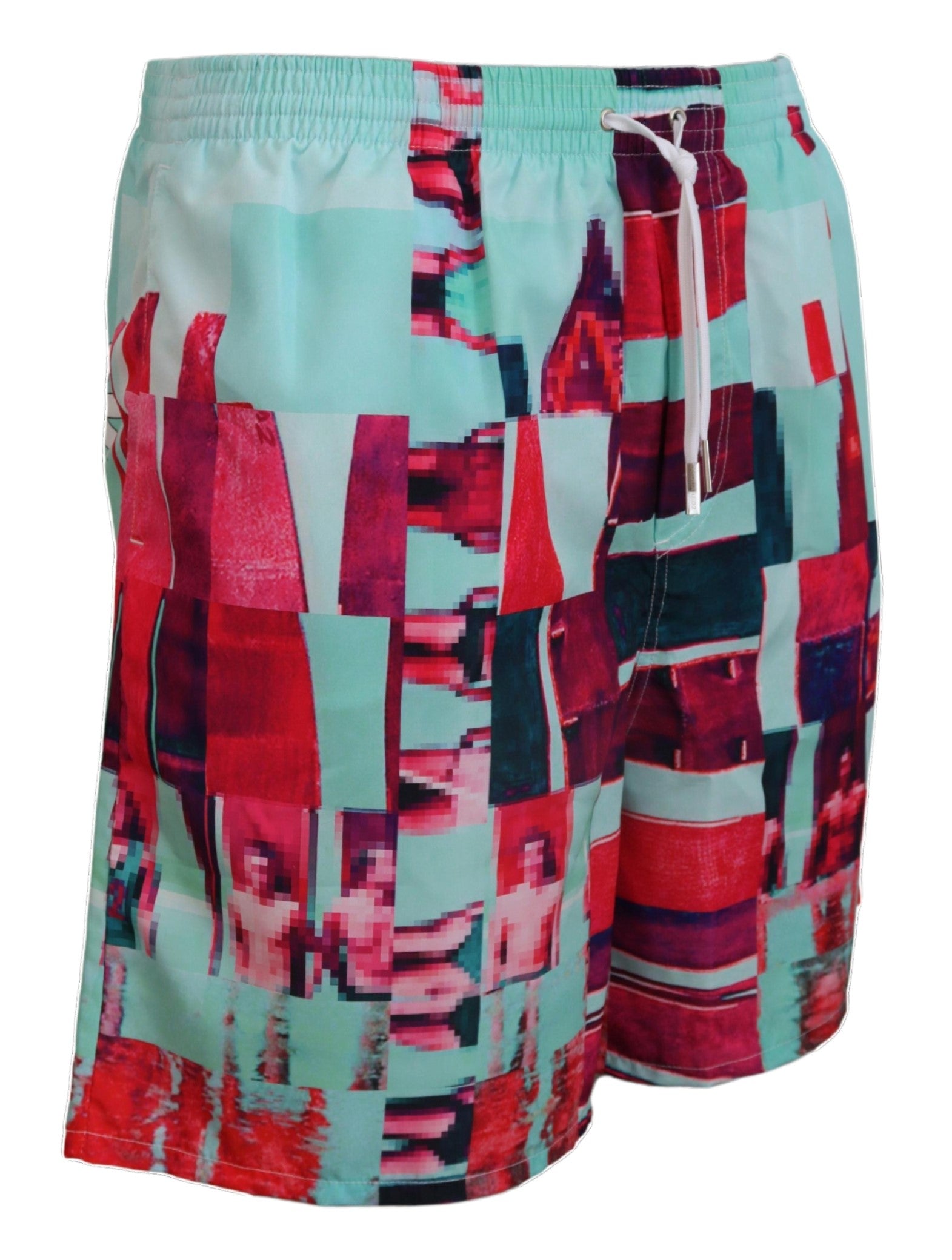 Boxer short de bain imprimé multicolore Dsquared²