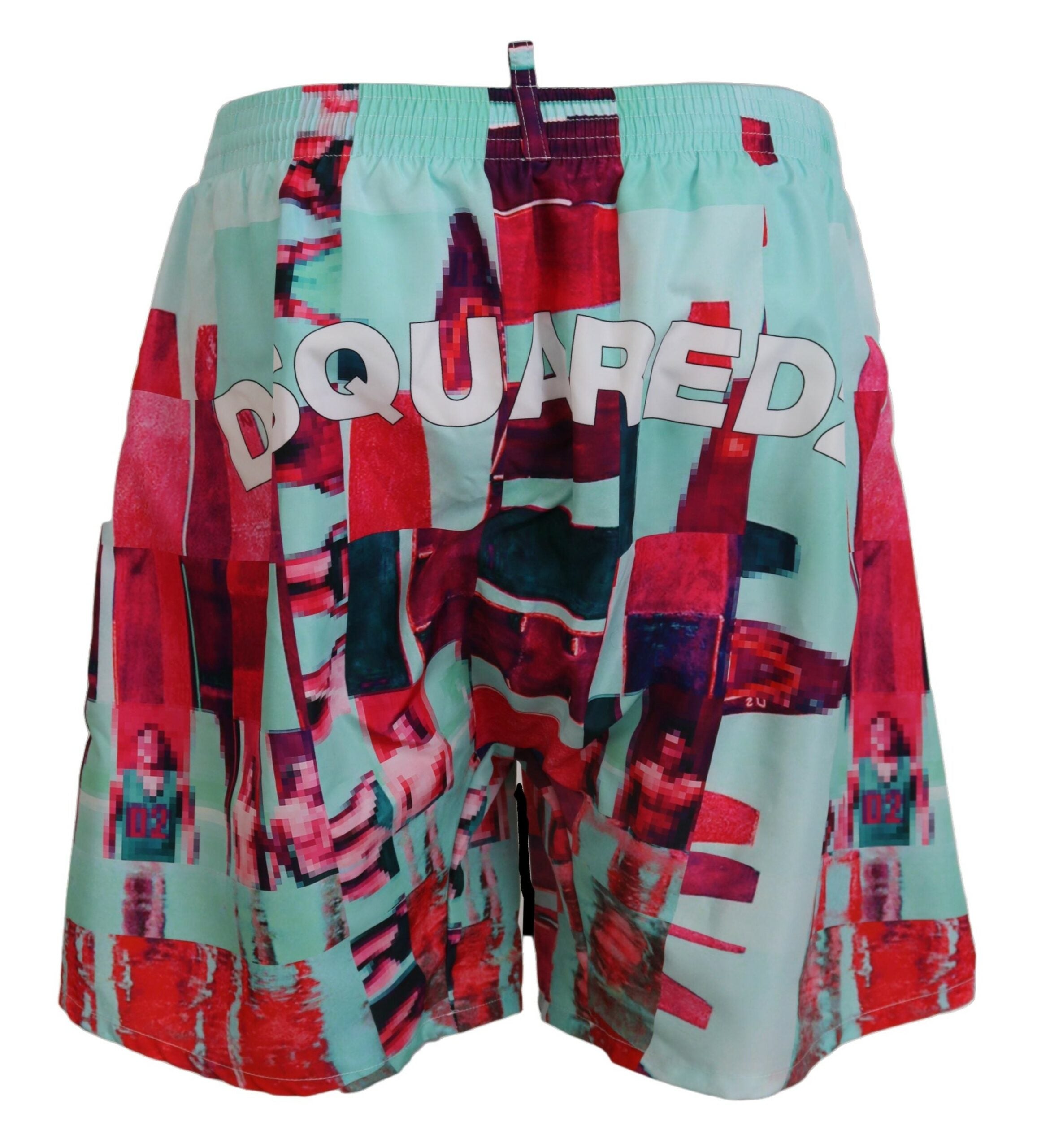 Boxer short de bain imprimé multicolore Dsquared²