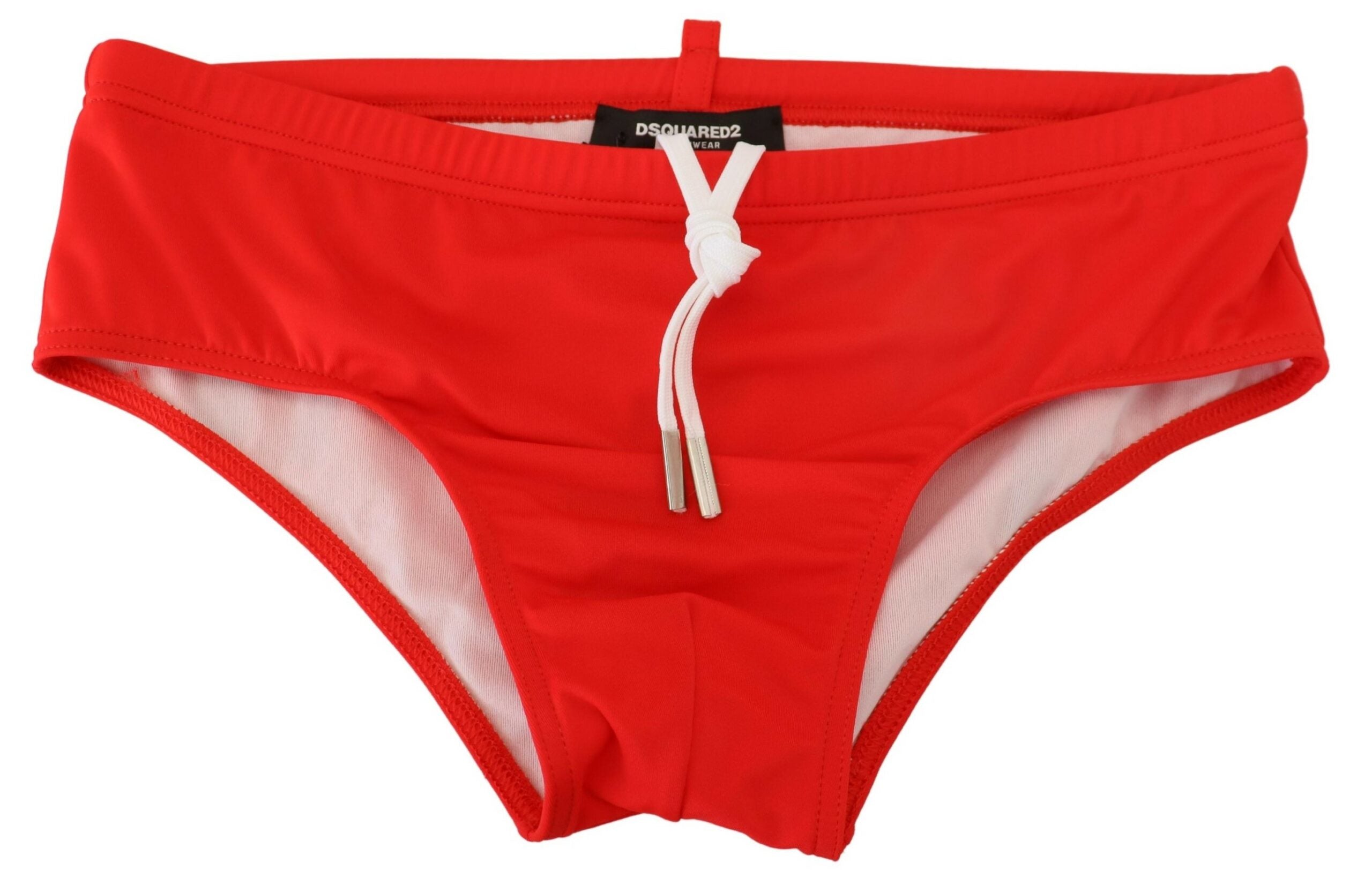 Dsquared² - Slip de bain imprimé ICON rouge