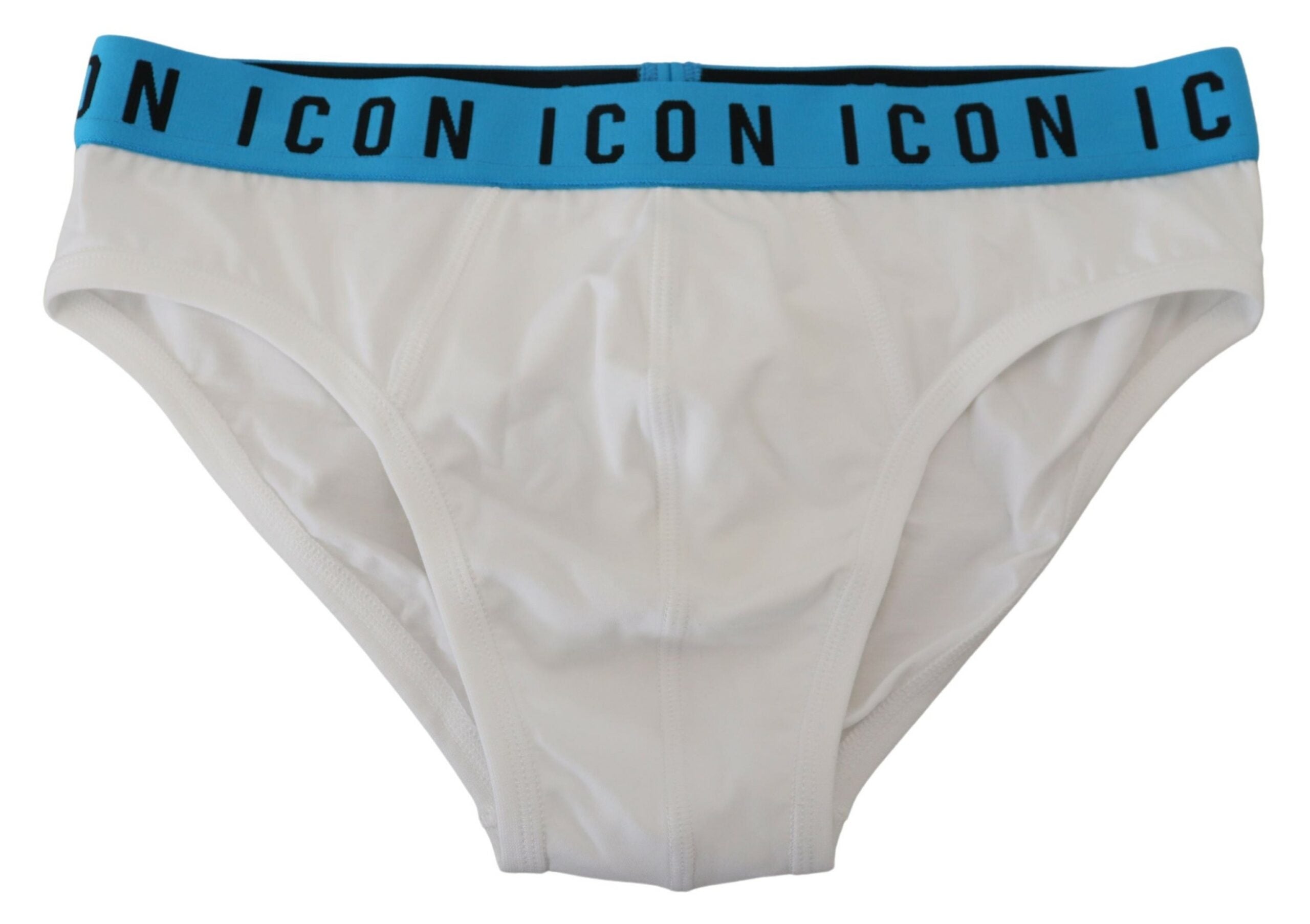 Dsquared² Slip élégant en coton stretch blanc