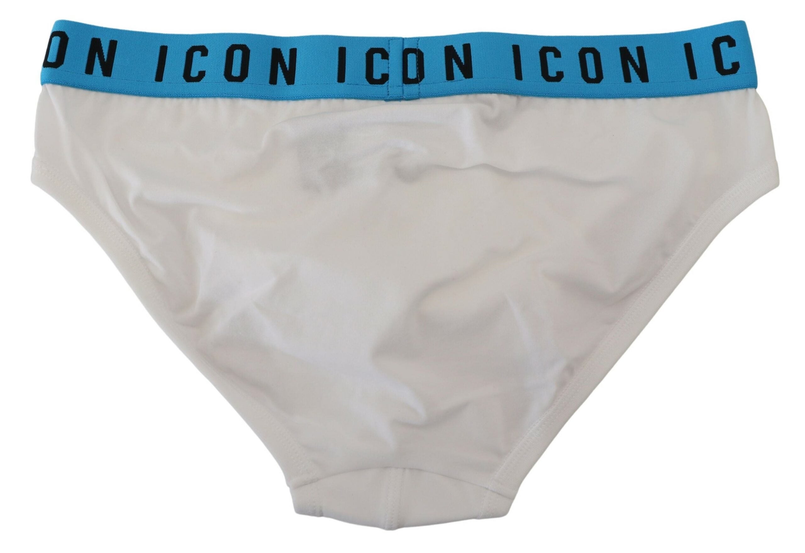 Dsquared² Slip élégant en coton stretch blanc