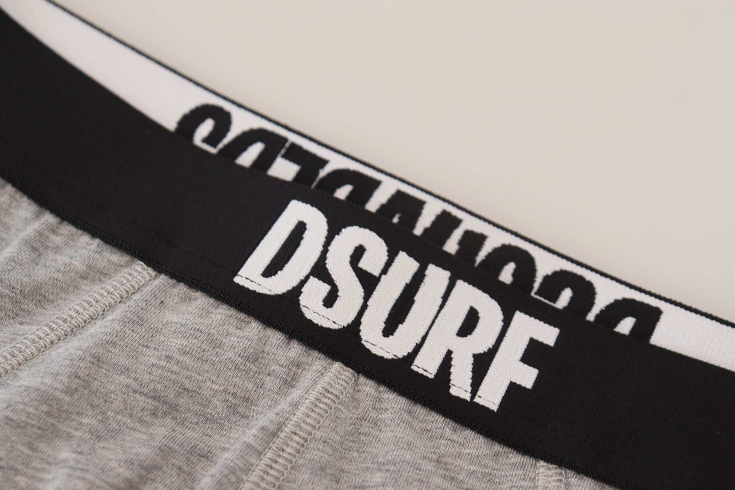 Dsquared² Slip élégant en coton stretch gris