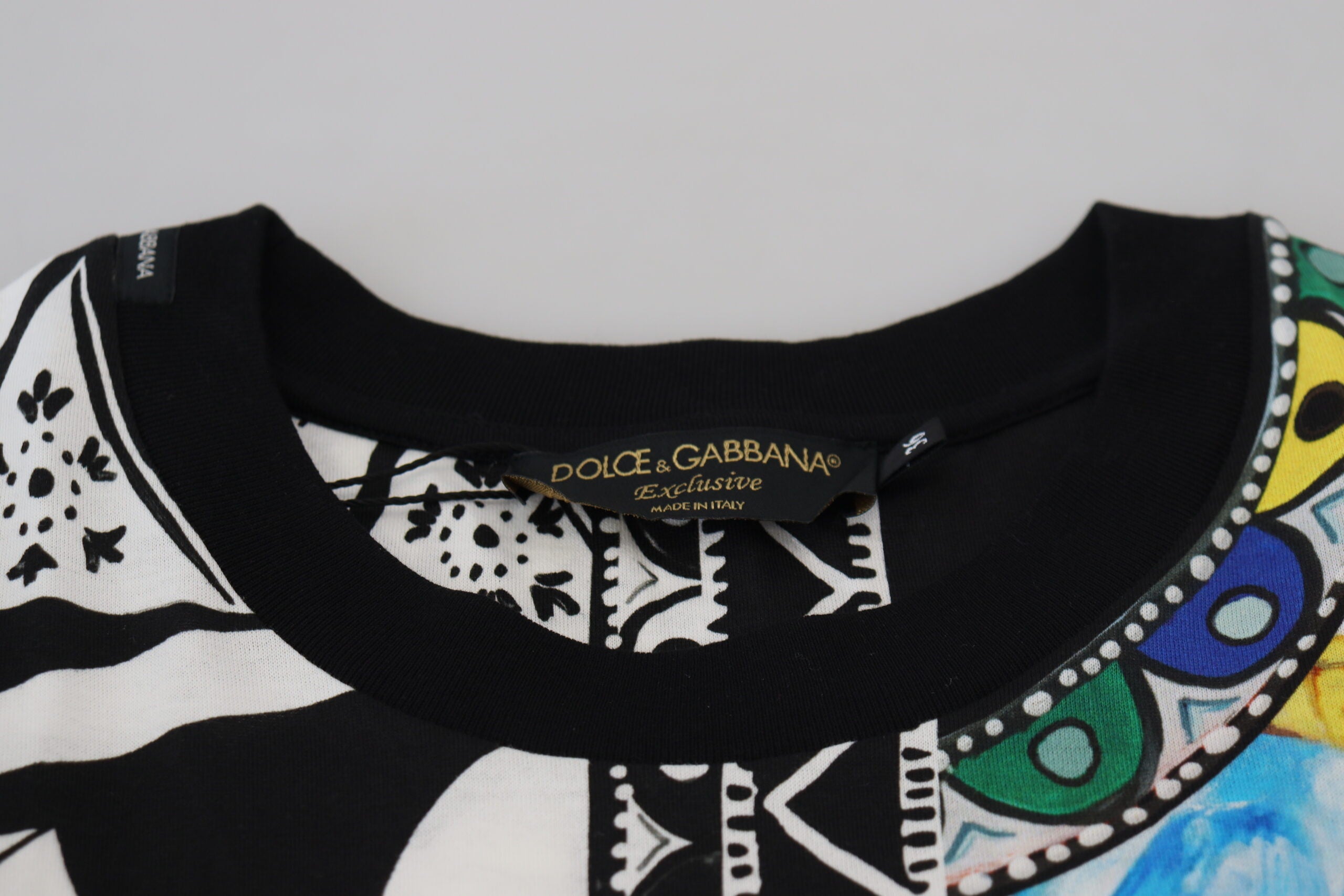 Dolce &amp; Gabbana T-shirt décontracté en coton multicolore élégant