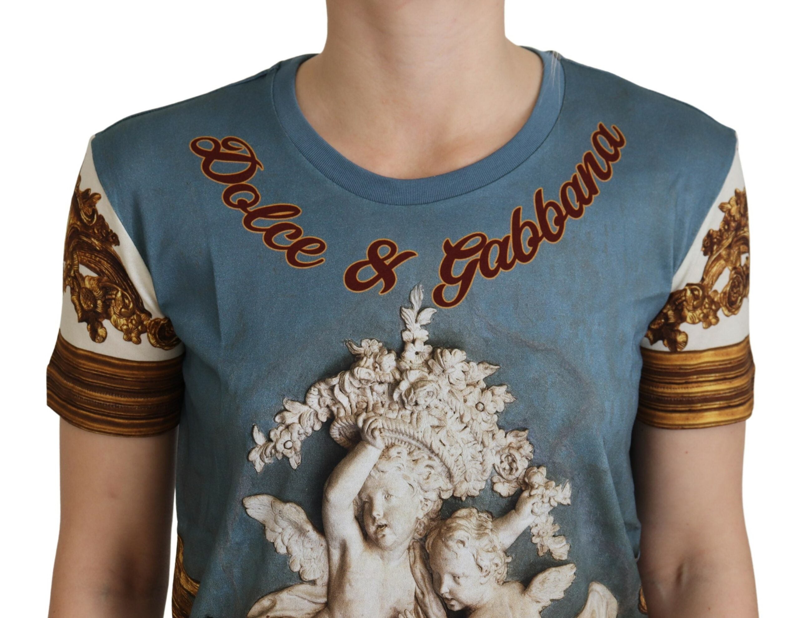 Dolce &amp; Gabbana T-shirt décontracté en coton à imprimé ange chic