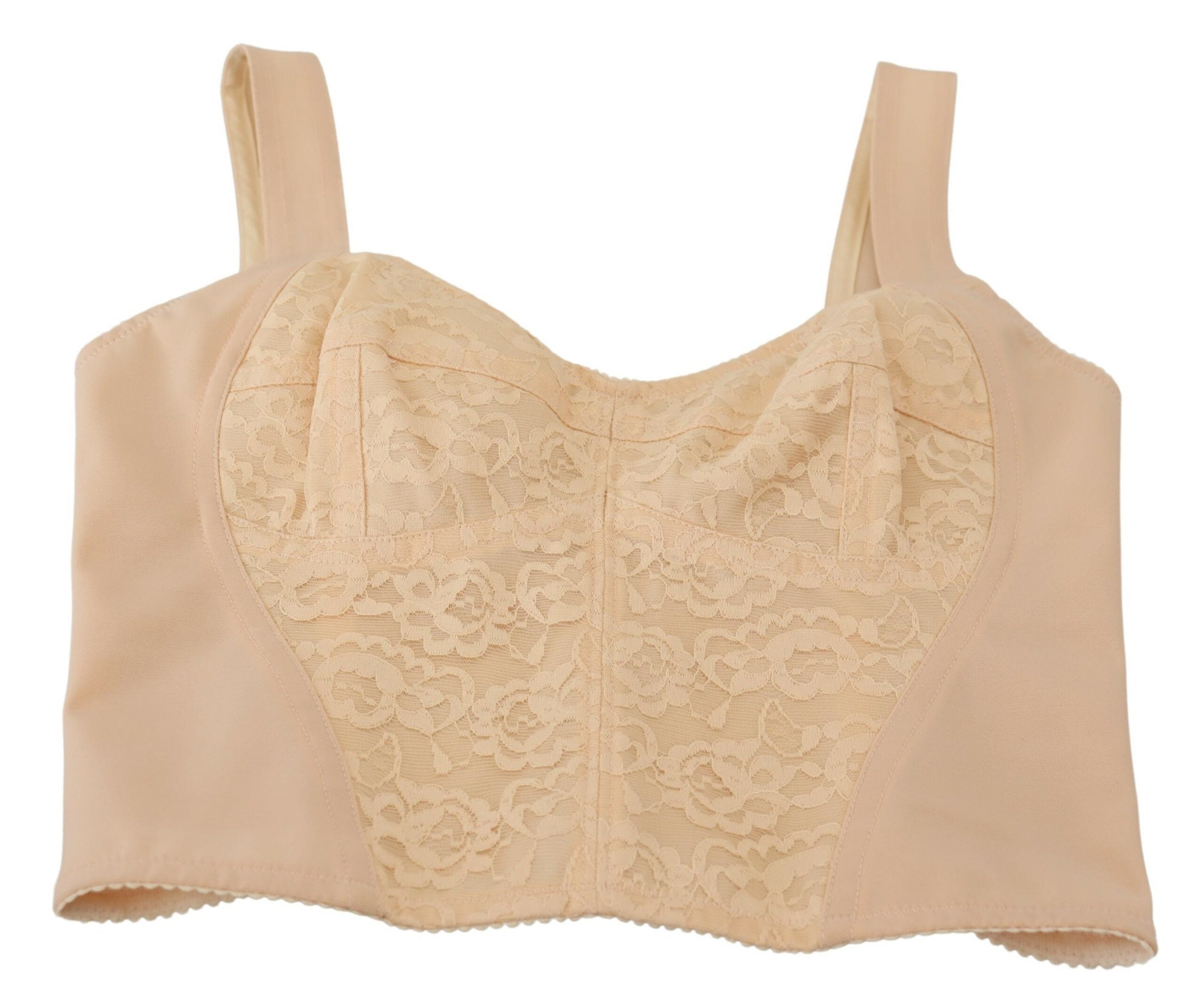 Dolce &amp; Gabbana Haut corset bustier beige élégant