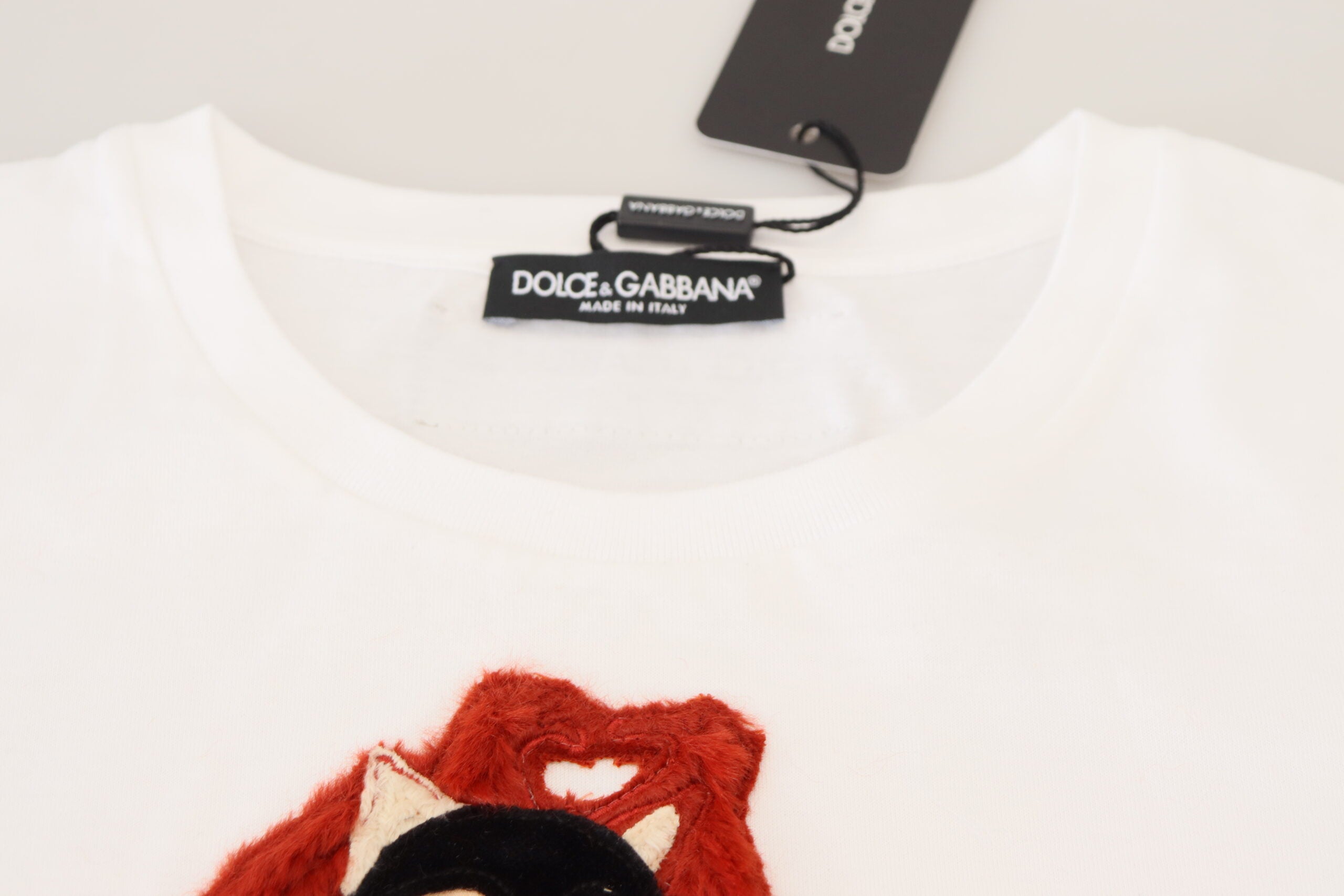 Dolce &amp; Gabbana T-shirt en coton de créateur à imprimés emblématiques