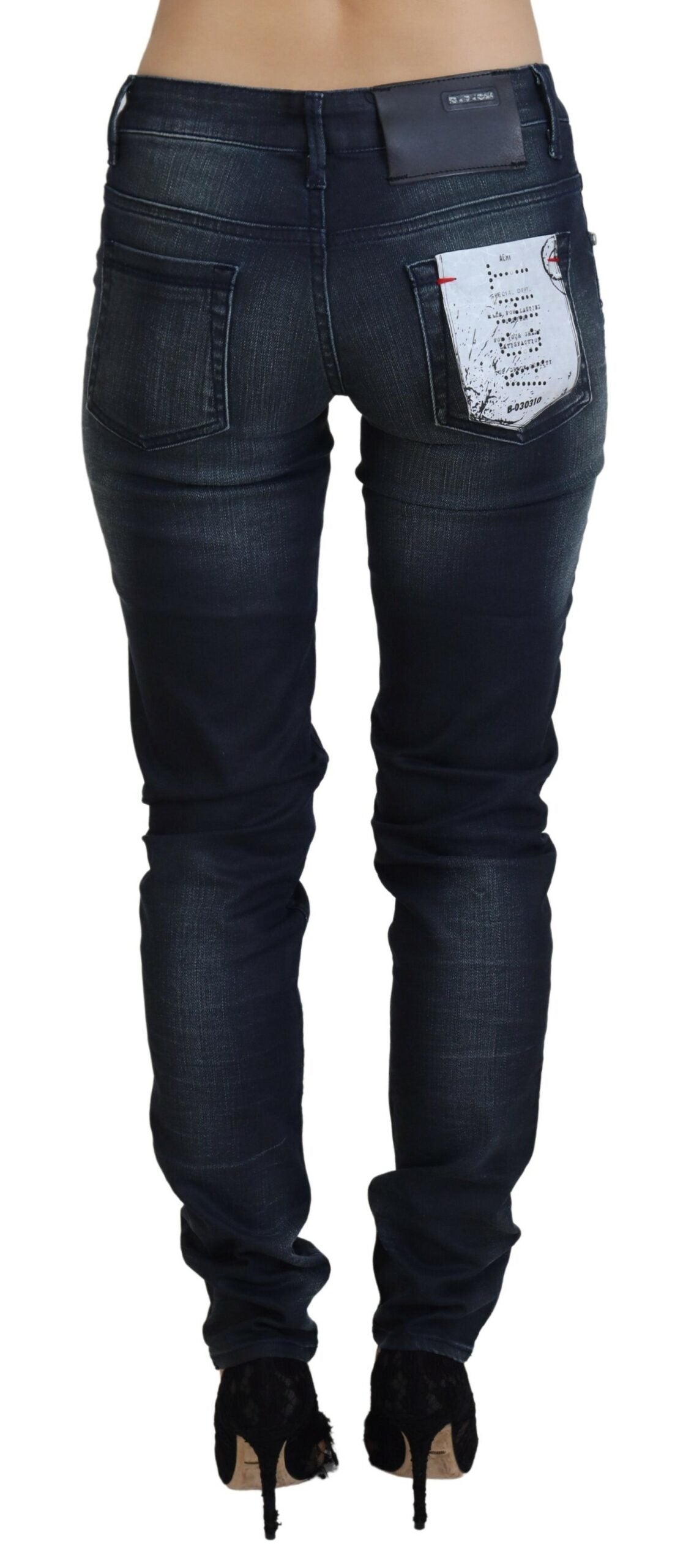 Jean slim taille basse Acht Chic