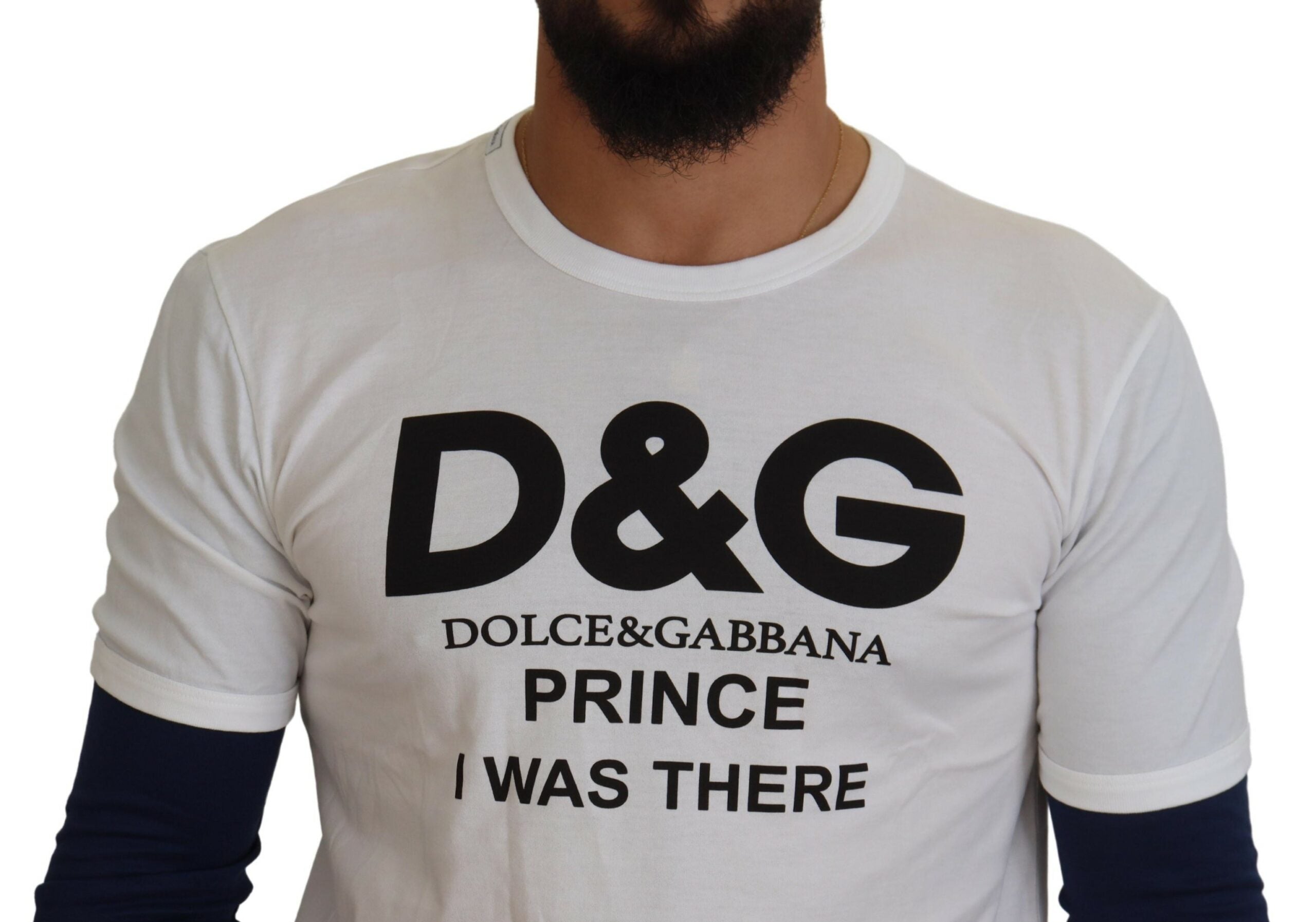 Dolce &amp; Gabbana Pull élégant en coton blanc