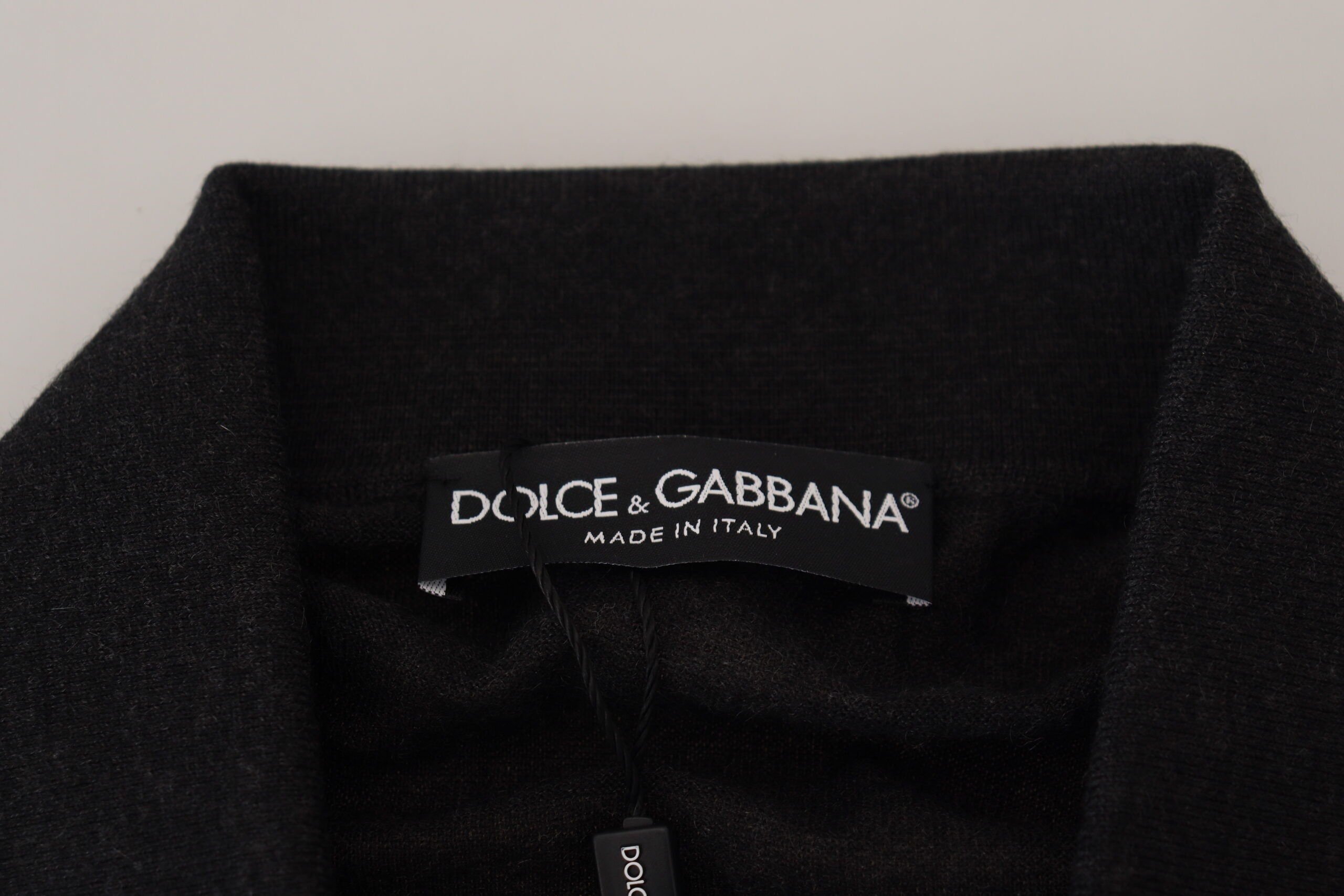 Dolce &amp; Gabbana Pull élégant en cachemire noir