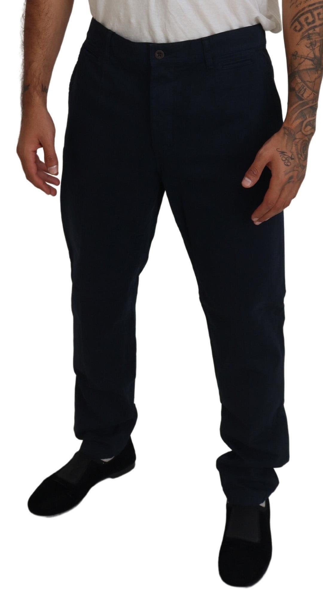 Dolce &amp; Gabbana Pantalon chino élégant en bleu