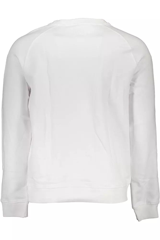 Guess Jeans - Sweat-shirt en coton biologique blanc éclatant