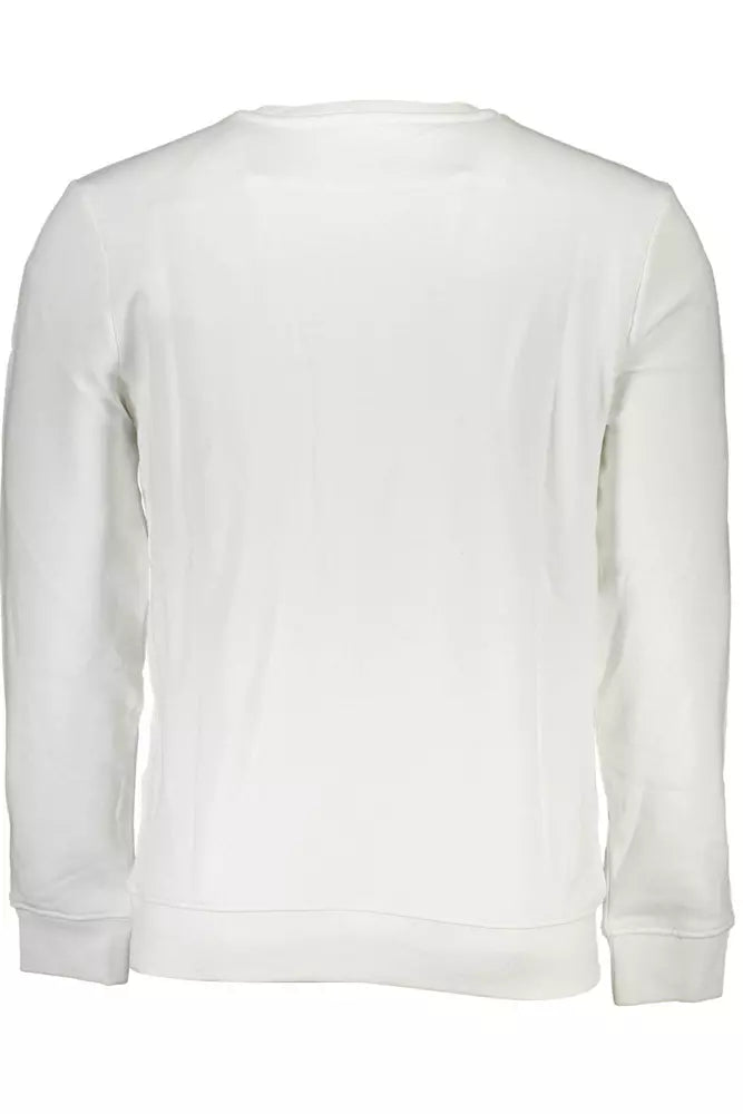 Guess Jeans - Sweat-shirt élégant à col rond blanc