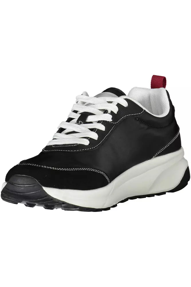 Carrera Black Eco Leather Men Sneaker