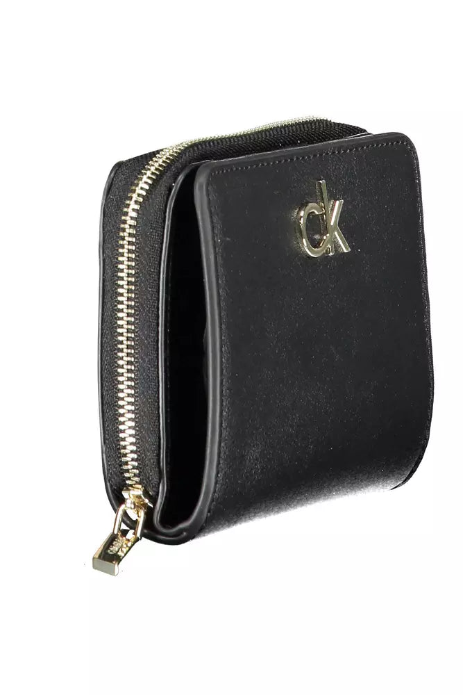 Calvin Klein Black Polyvinylchloride Women Wallet