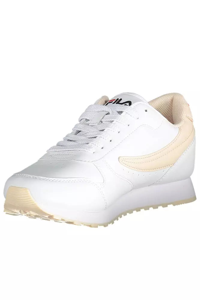 Fila White Polyethylene Women Sneaker